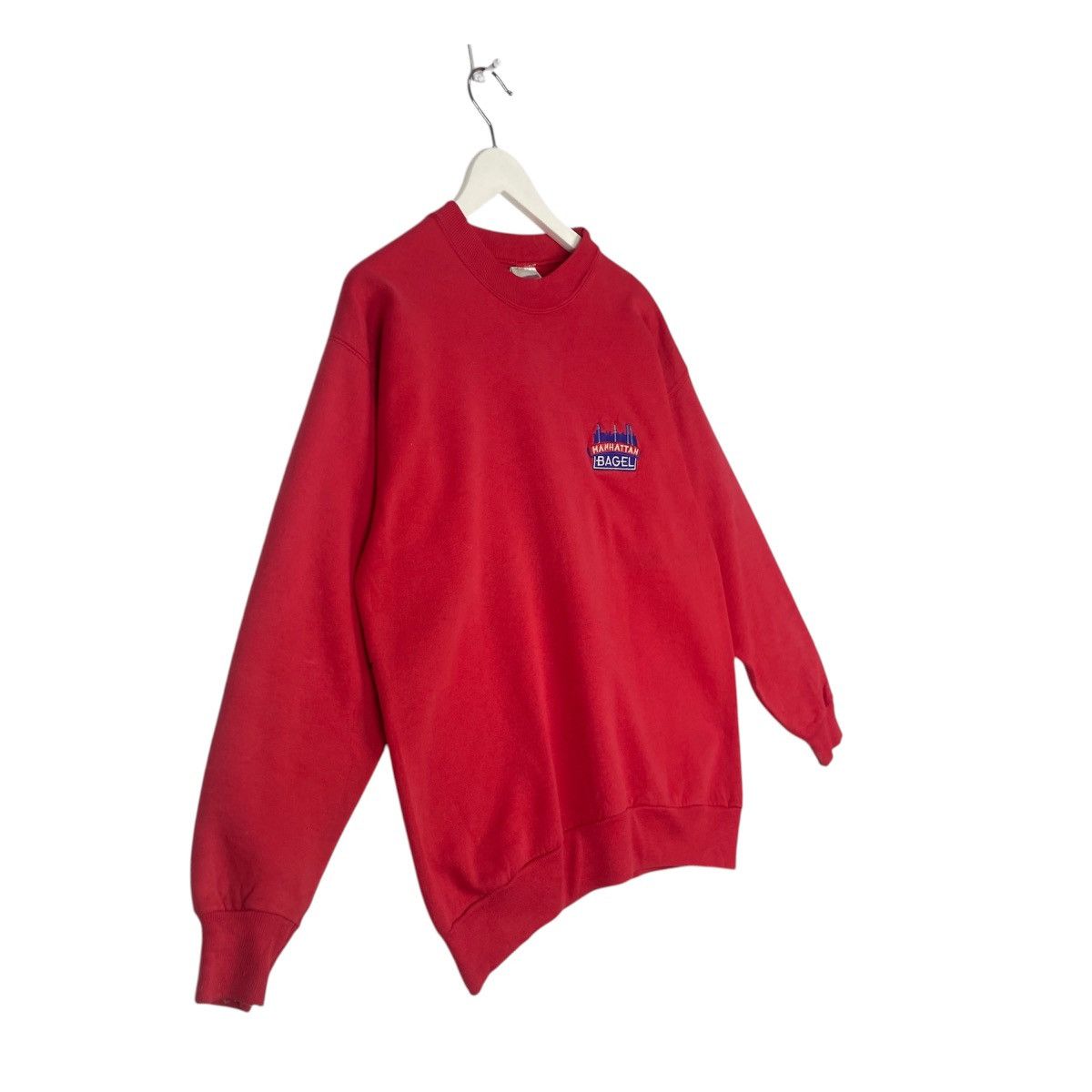 Designer × Vintage Vintage Hoodie/sweater MANHATTAN BAGEL - Size US S / EU 44-46 / 1 - 3 Thumbnail