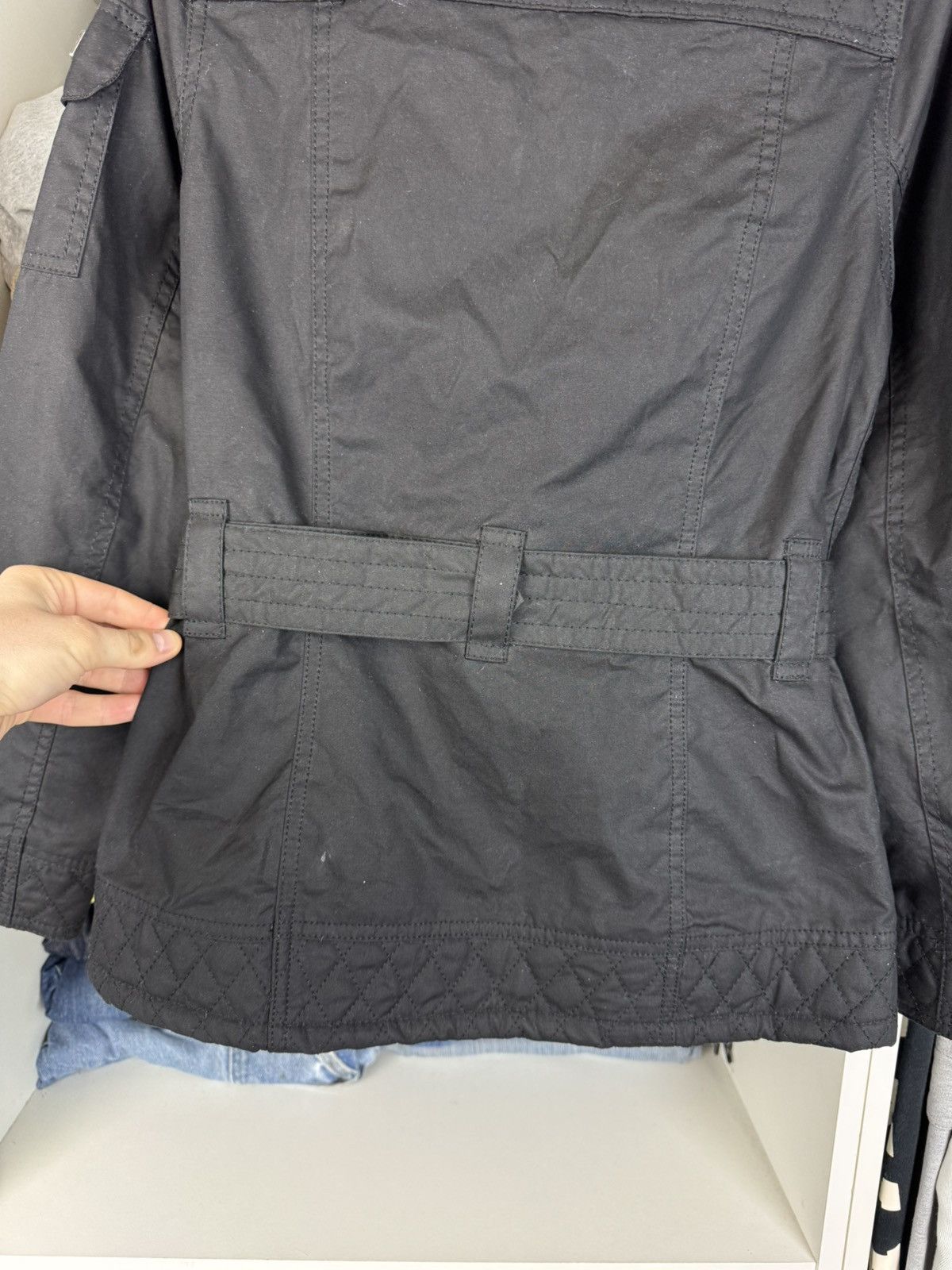 Barbour Barbour International Dera Wax Jacket Women’s Size UK 8 Size S / US 4 / IT 40 - 19 Thumbnail