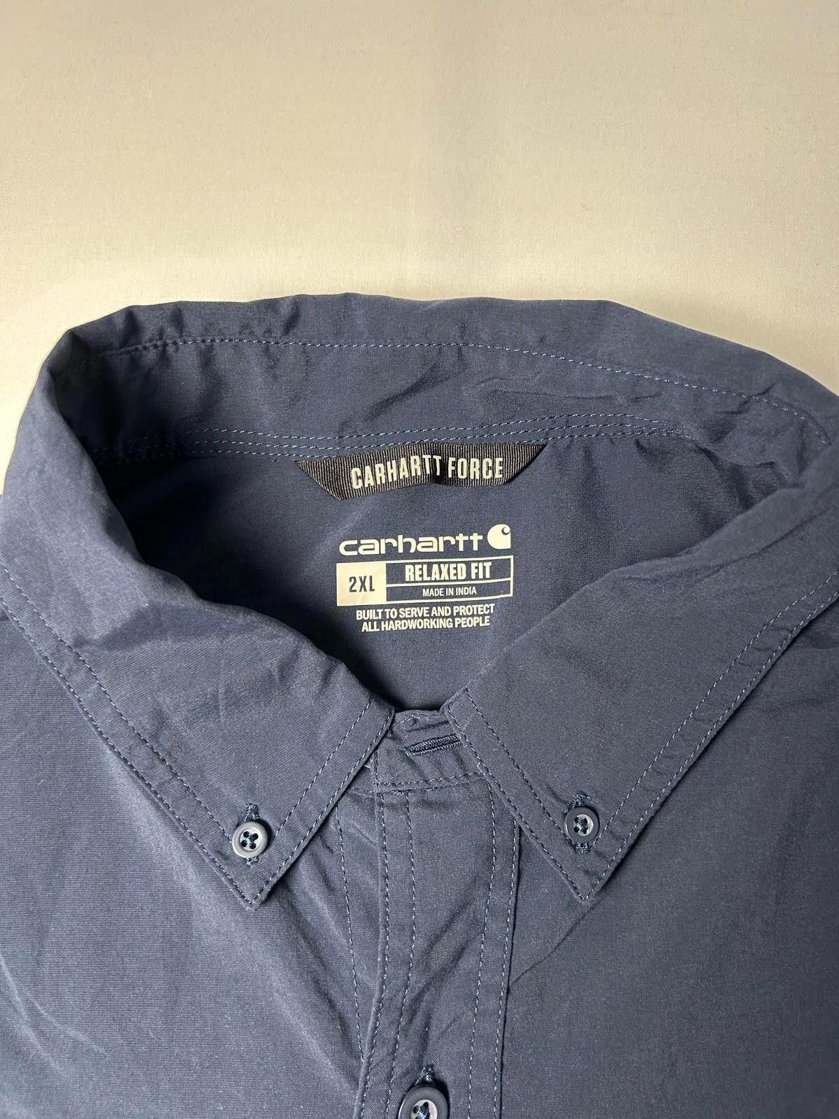Carhartt Carhartt Pocket Shirt Heavyweight Overshirt Workwear Navy Size US XXL / EU 58 / 5 - 4 Thumbnail