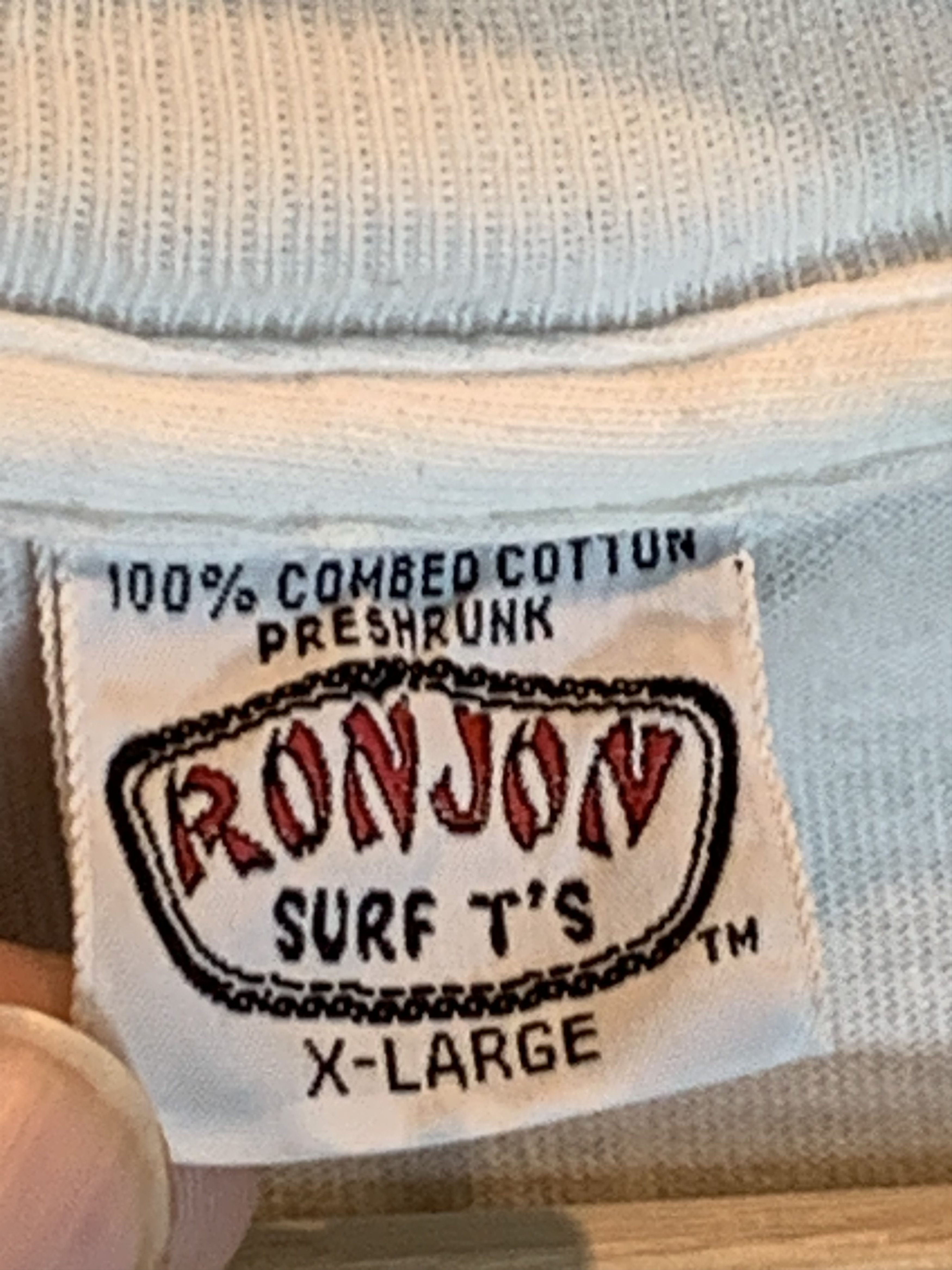 Ron Jon Surf Shop *RARE* Vintage 80s Ron Jon Surf Shop Single Stitch T-Shirt Size US XL / EU 56 / 4 - 12 Thumbnail