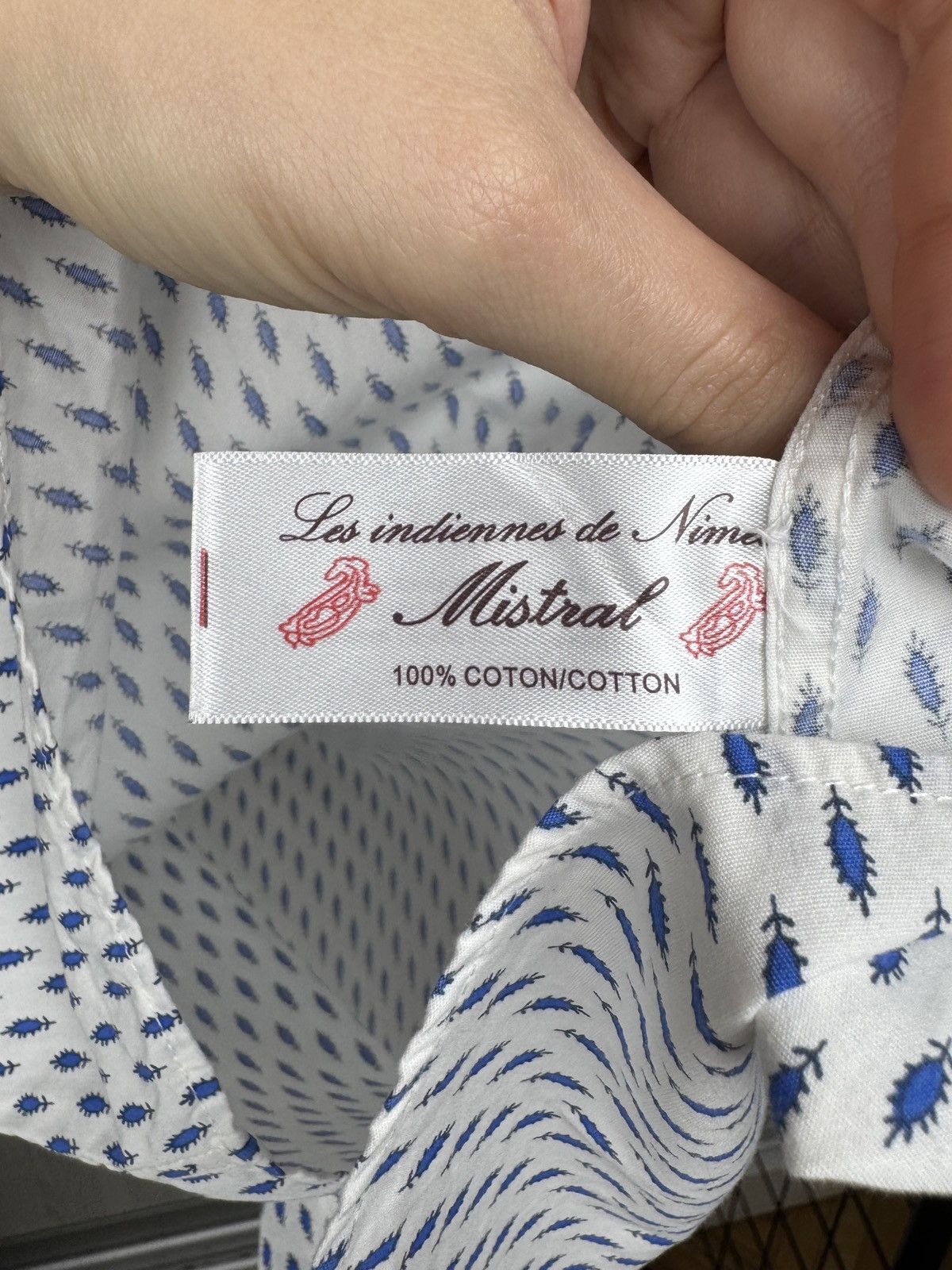 Vintage Vntg 80's MISTRAL French Western Style Floral Pattern Shirt Size US S / EU 44-46 / 1 - 10 Thumbnail
