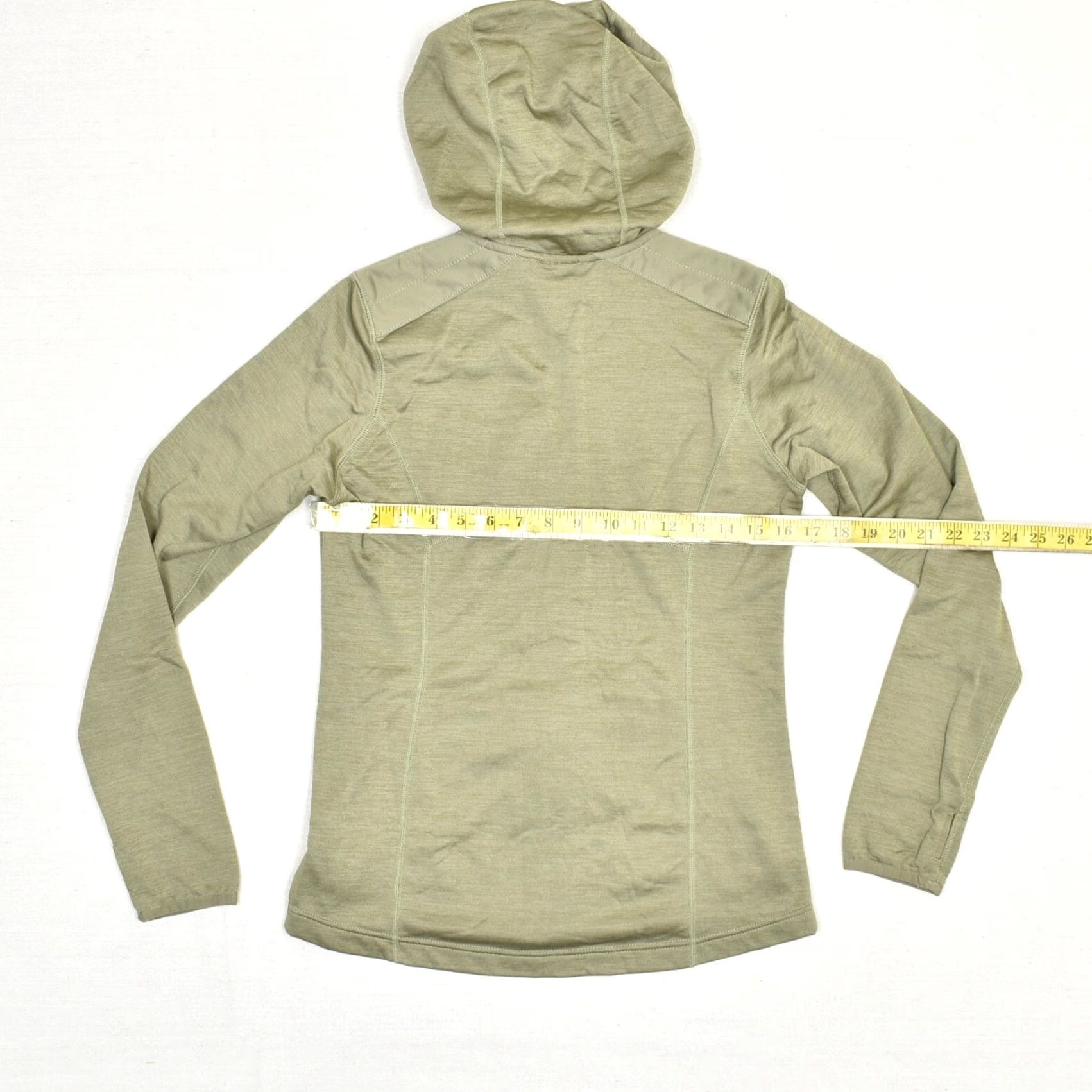 Vintage Columbia Women Hooded Jacket Solid Green Size S Polyester Full Zip Basic Jacket Pockets Size S / US 4 / IT 40 - 4 Thumbnail
