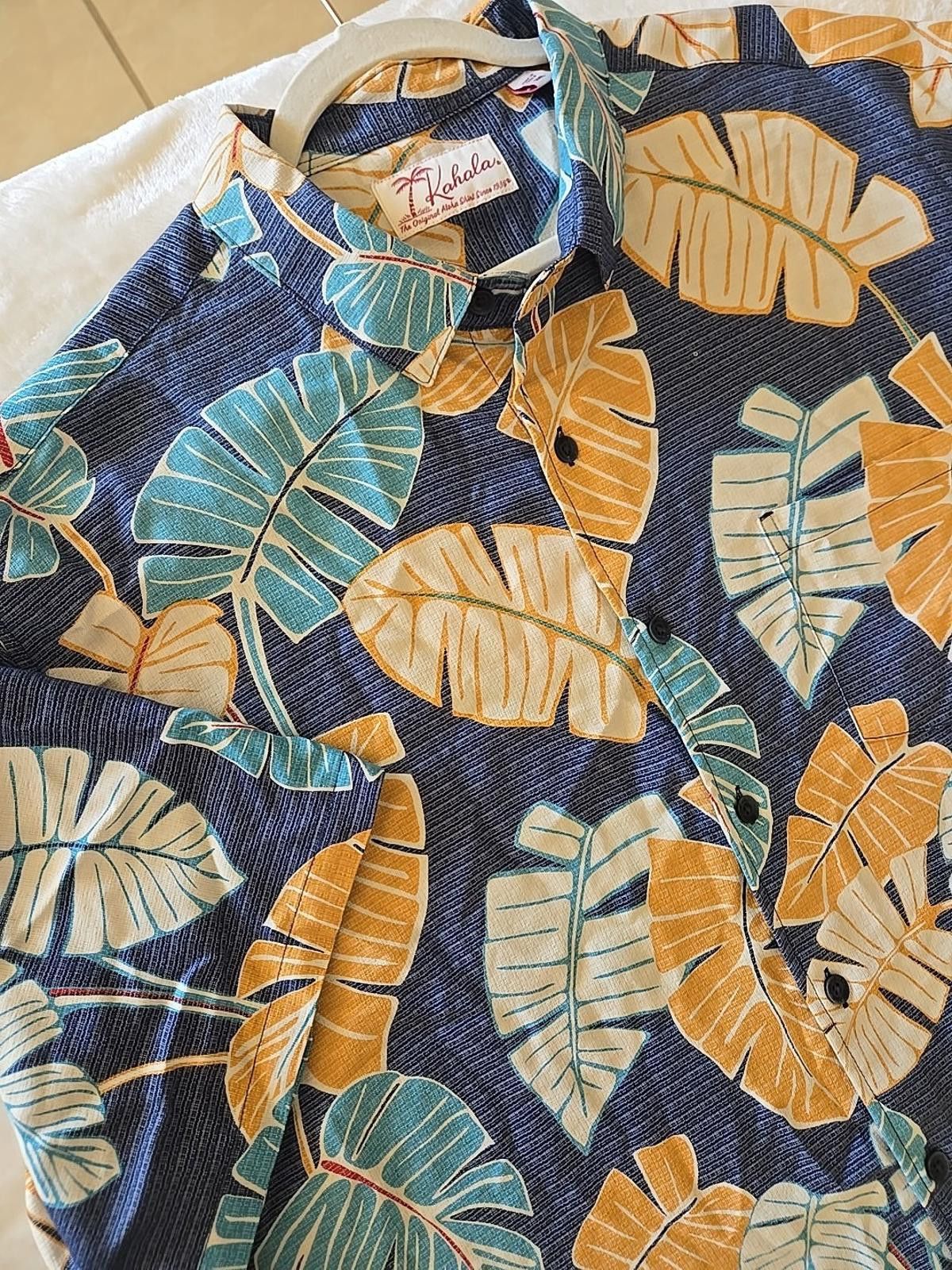 Kahala Vintage Kahala Hawaiian Shirt Men's Size 2XL Blue Size US XXL / EU 58 / 5 - 4 Thumbnail