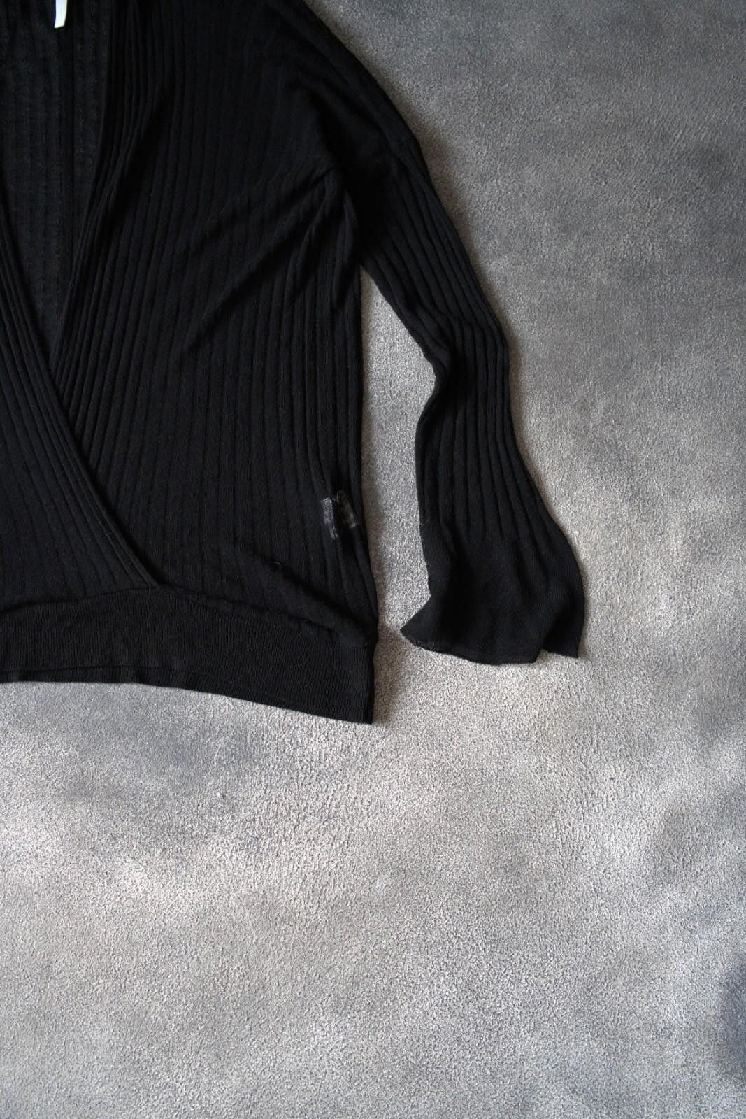 Alexander McQueen S/S 1997 Alexander McQueen Wrap Transparent Cardigan Flared Sleeves VINTAGE Size S / US 4 / IT 40 - 6 Thumbnail