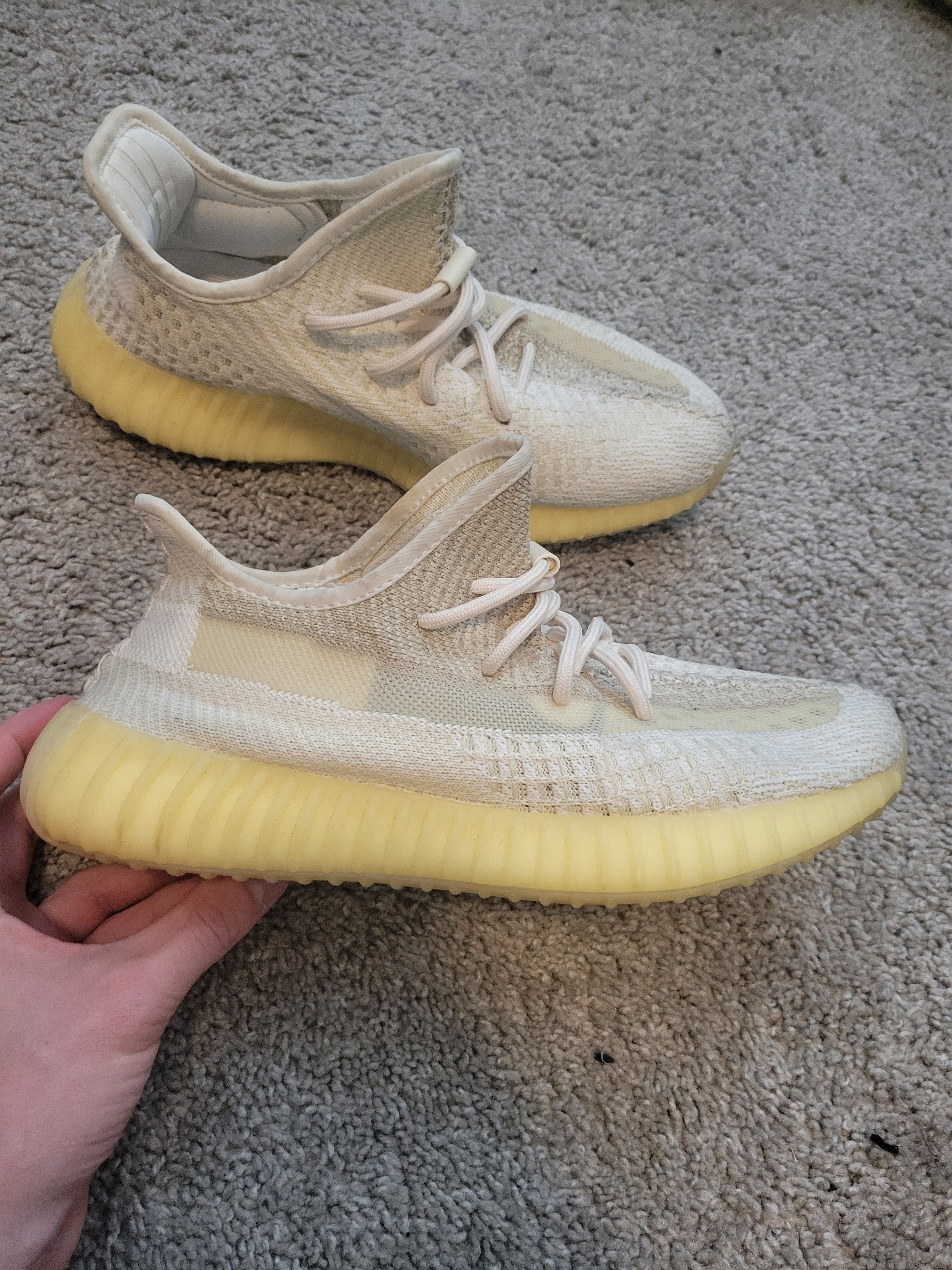 Adidas Adidas Yeezy 350 V2 Natural Sz 7.5 Size US 7.5 / EU 40-41 - 4 Thumbnail