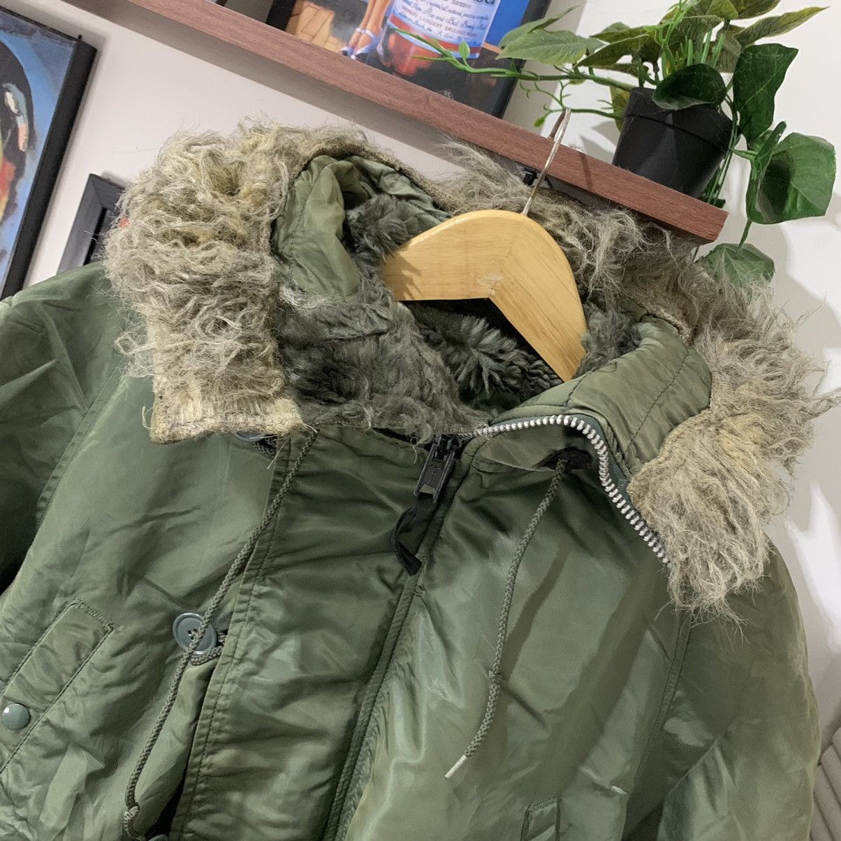 Alpha Industries × Vintage Vintage Alpha Industries N-3B parka jacket Size US XL / EU 56 / 4 - 3 Thumbnail
