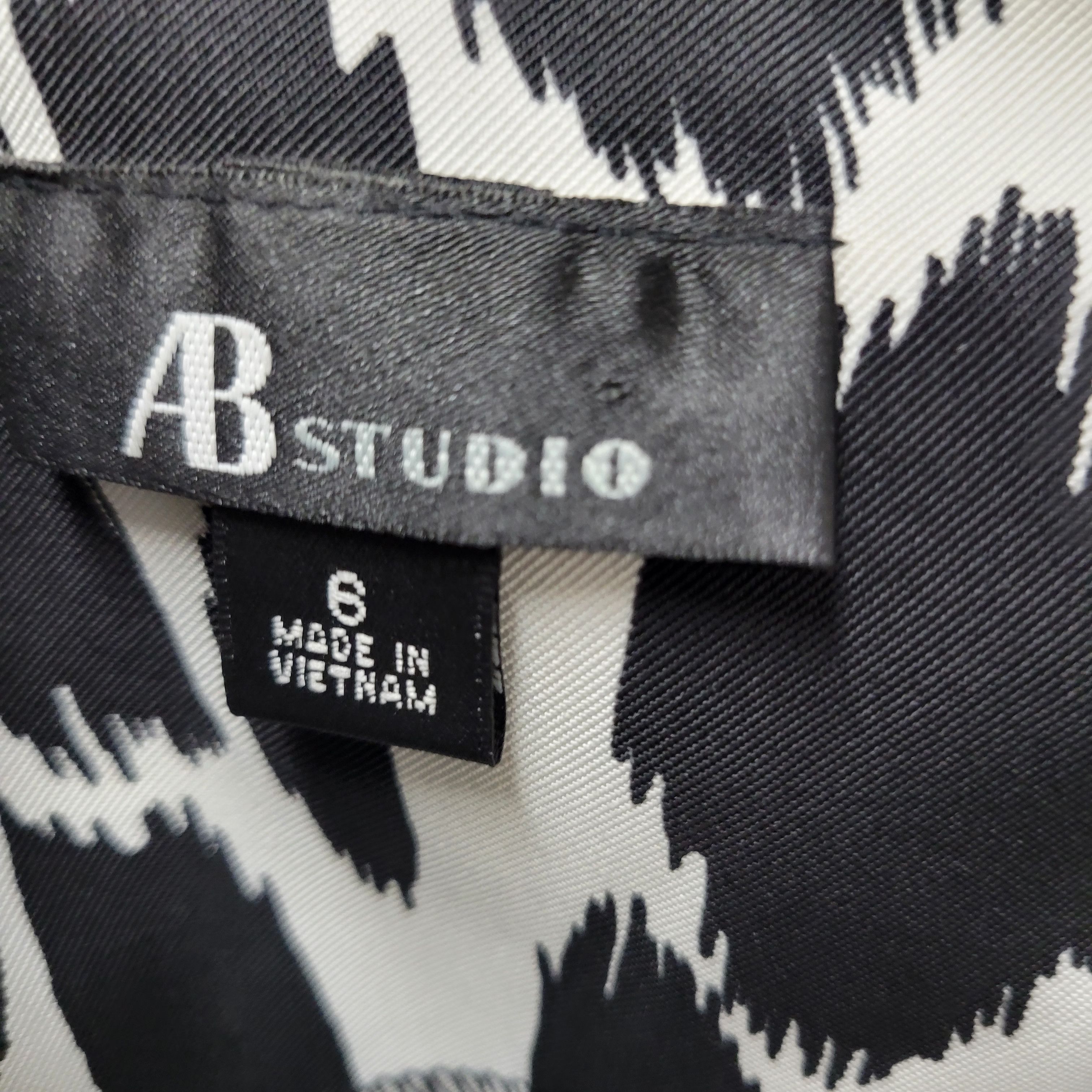 Other AB Studio Dress Women’s Size 6 Black White Sheath NWT $48 Size M / US 6-8 / IT 42-44 - 5 Thumbnail