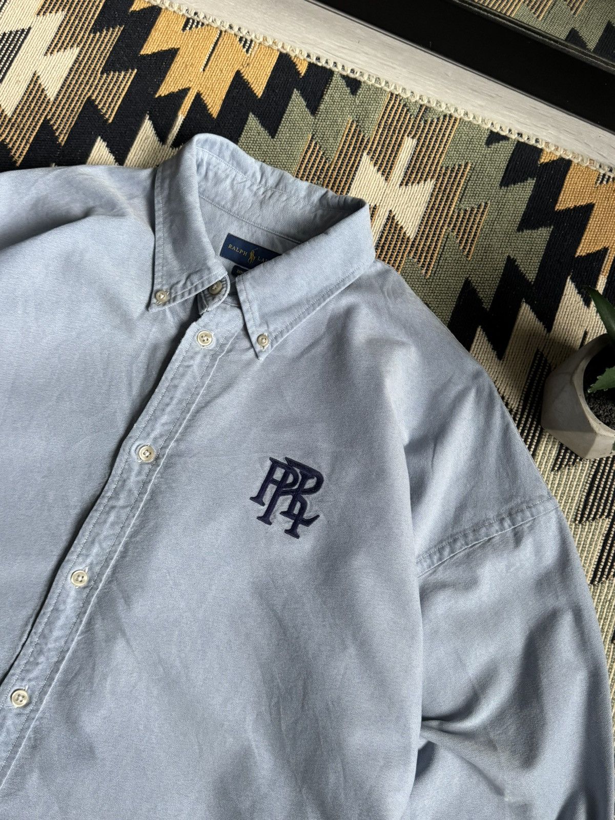 Polo Ralph Lauren Polo Ralph Lauren PRL Logo Button Up Shirt Size US XL / EU 56 / 4 - 5 Thumbnail