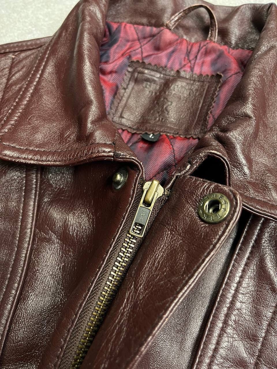 Genuine Leather Vintage 90s Burton Leather Y2K Jacket Archive Rare Size US L / EU 52-54 / 3 - 5 Thumbnail