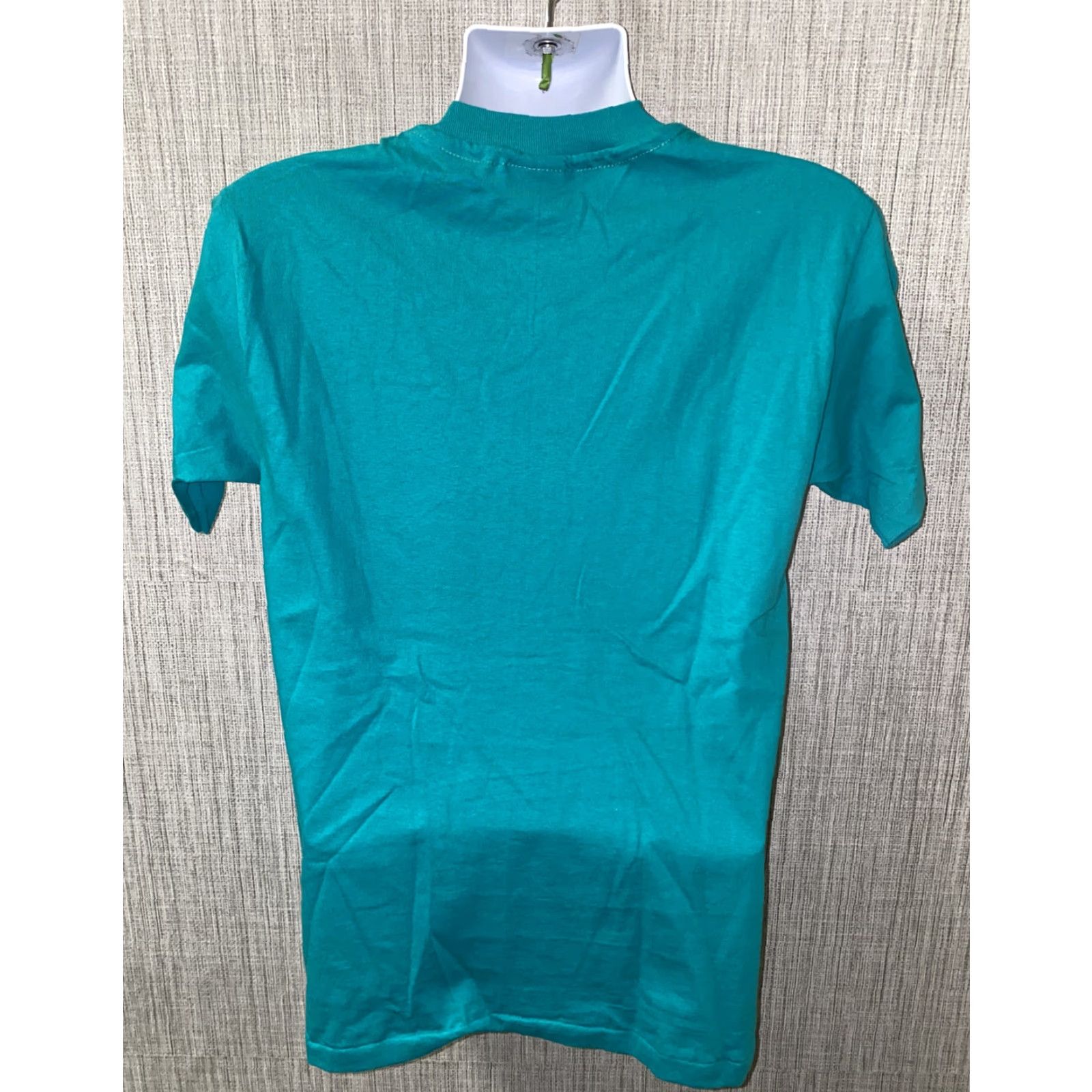 Hanes VINTAGE Hanes T-Shirt Mens Short Sleeve Hawaii Graphic Teal Size M Blue Stitch Size US M / EU 48-50 / 2 - 3 Thumbnail