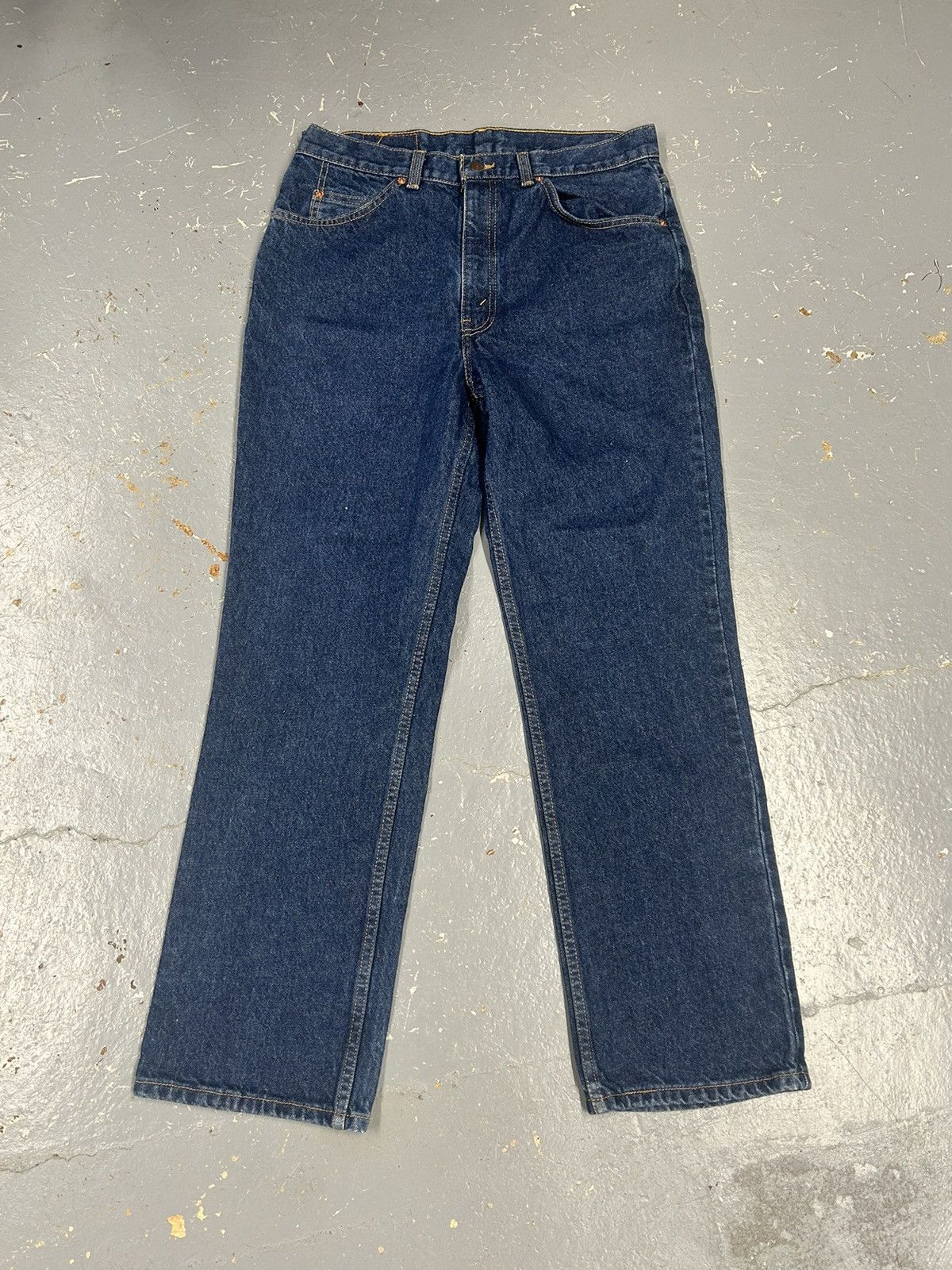 Levi's × Vintage Crazy Vintage 90s Essential Levi’s Orange Tab Baggy Jeans Size US 33 - 1 Thumbnail