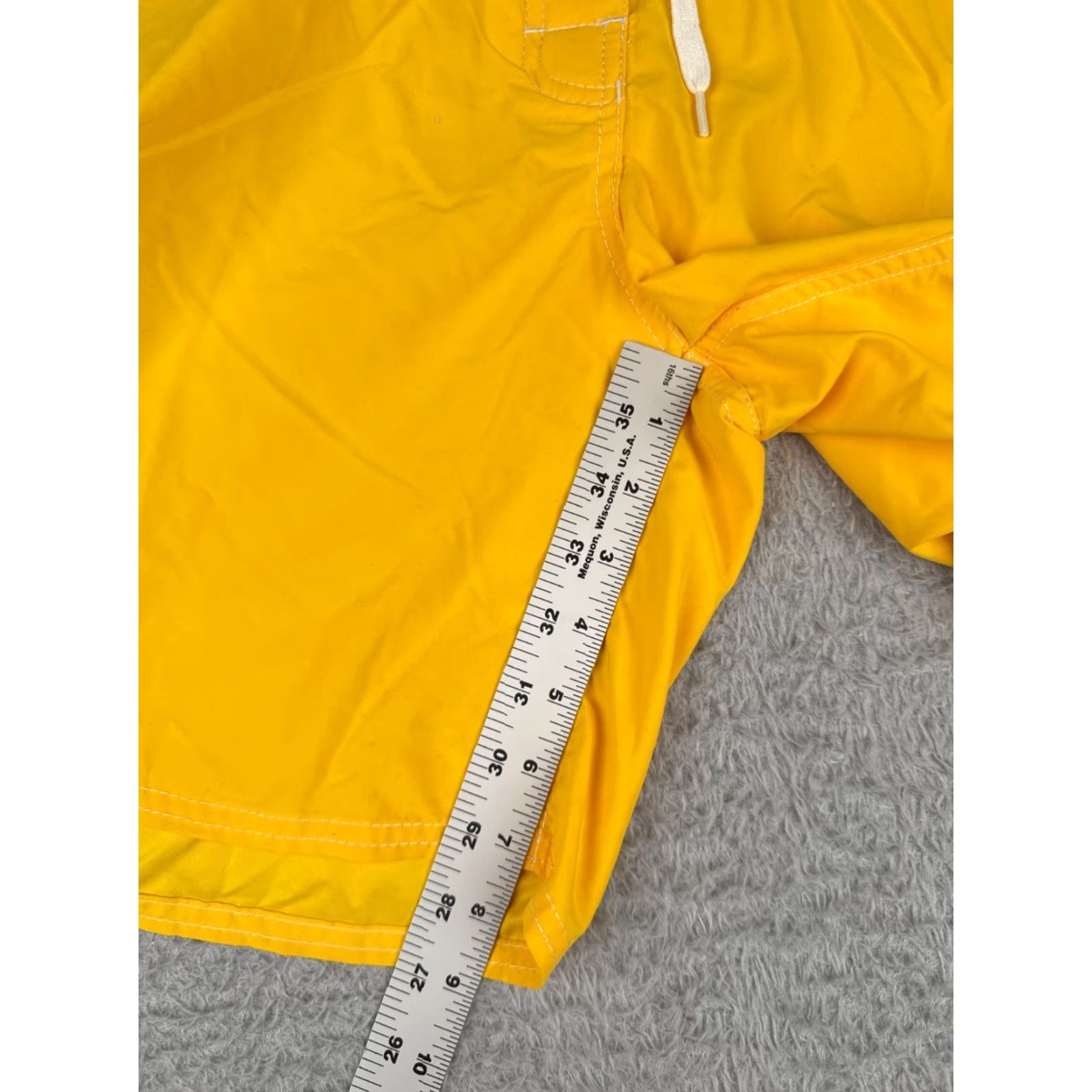 Vintage VINTAGE Mysterioso Women Board Shorts 14 Yellow Pattern Changing Chameleon Fabric Swim Bottoms Size 36" / US 14 / IT 50 - 7 Thumbnail