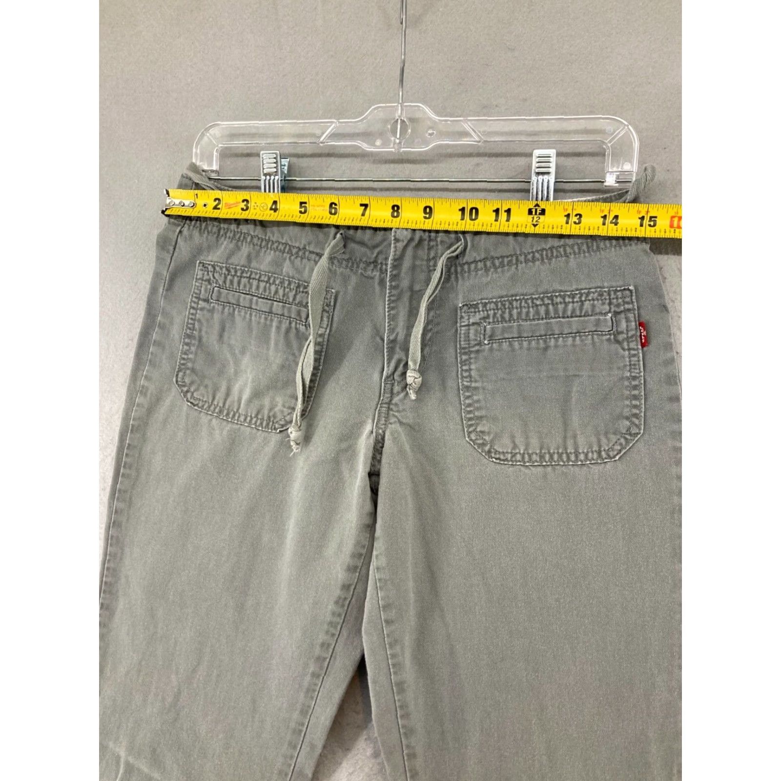 Levi's Levi's Women's Pants S Gray Casual Bootcut Mid Rise Cotton 2000s Y2K Size 28" / US 6 / IT 42 - 2 Thumbnail