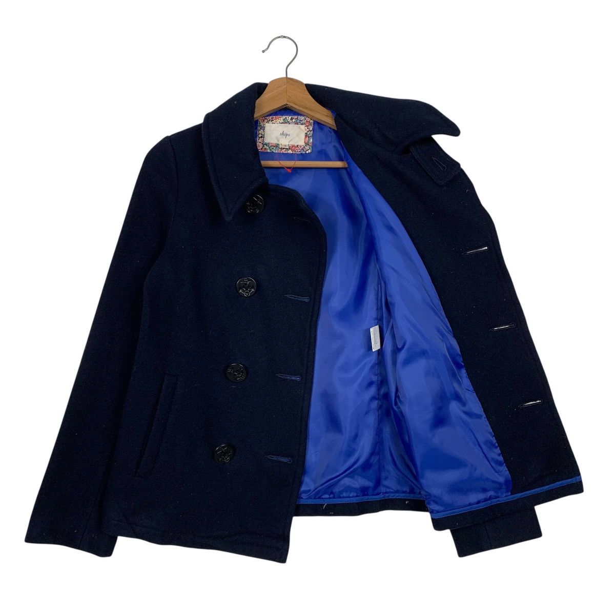 SHIPS Ships Double Breasted Wool Jacket Size S / US 4 / IT 40 - 9 Thumbnail