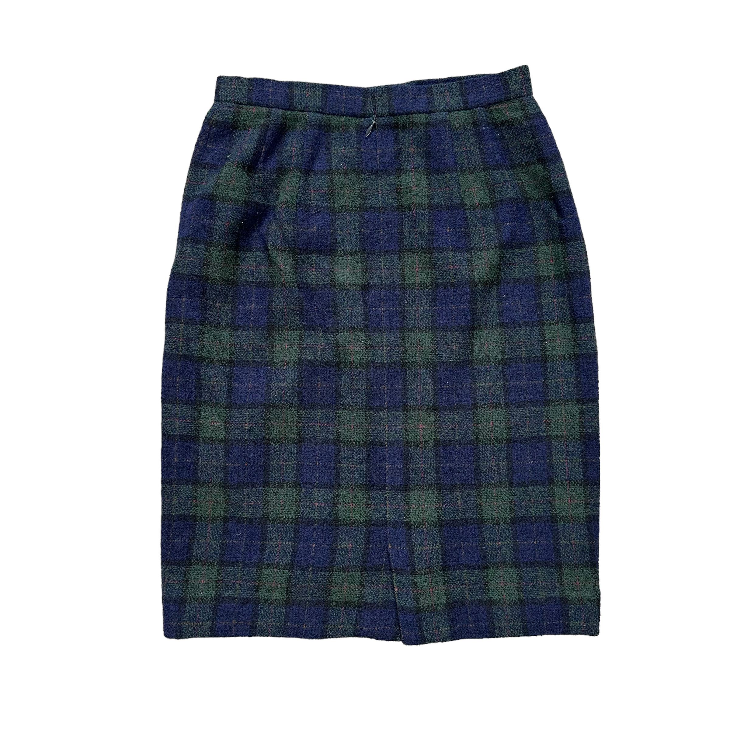Burberry Burberrys Blue Green Nova Check Mini Skirt #A5-0113 Size 26" / US 2 / IT 38 - 7 Thumbnail