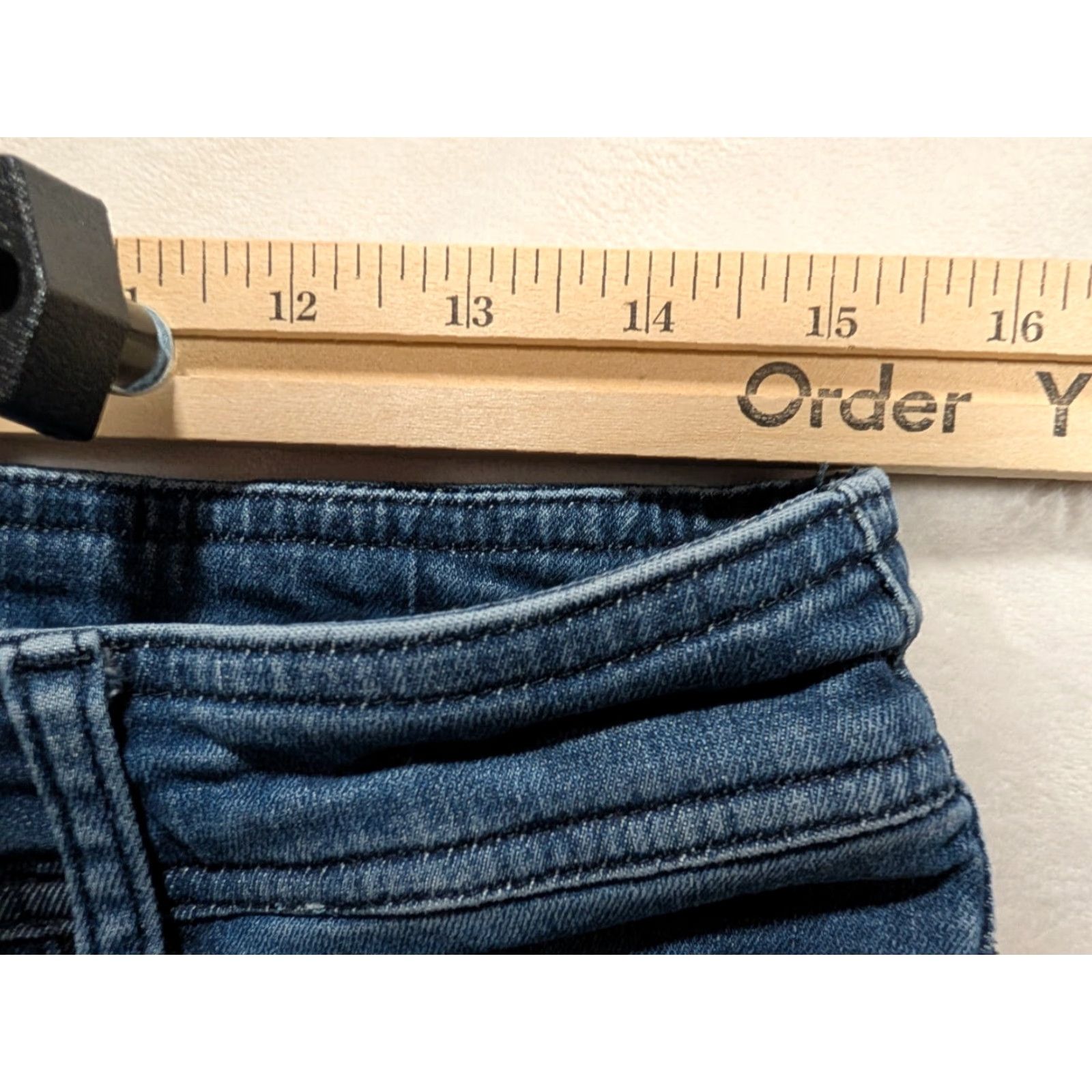 Denime KUHL Denim Jeans Mens 30x30 Indigo Dye Denim Blue Style 5200 Straight 5-Pocket Logo Baggy N/A Size US 34 / EU 50 - 3 Thumbnail