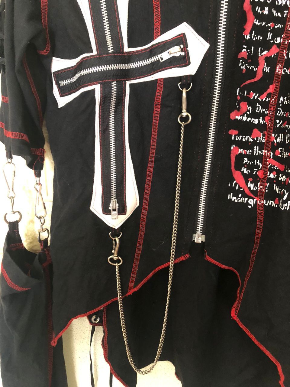 Japanese Brand Reach Keystation Bondage Punk Seditionaires Devil Hoodie Size M / US 6-8 / IT 42-44 - 11 Thumbnail