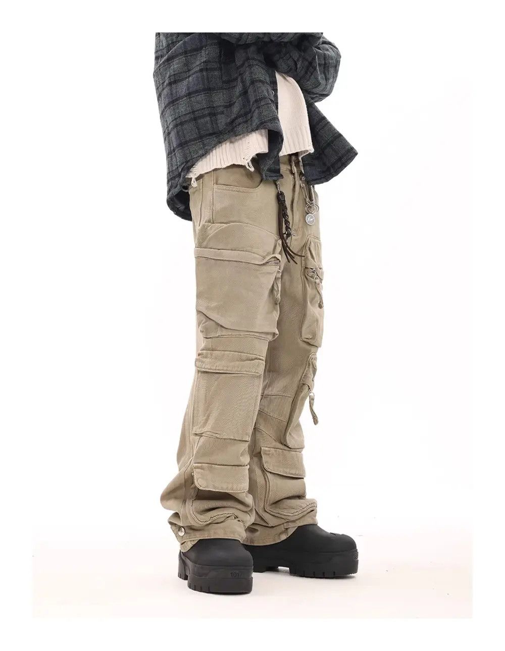 Japanese Brand × Jean Beige Cargo Pants Size US 28 / EU 44 - 2 Thumbnail