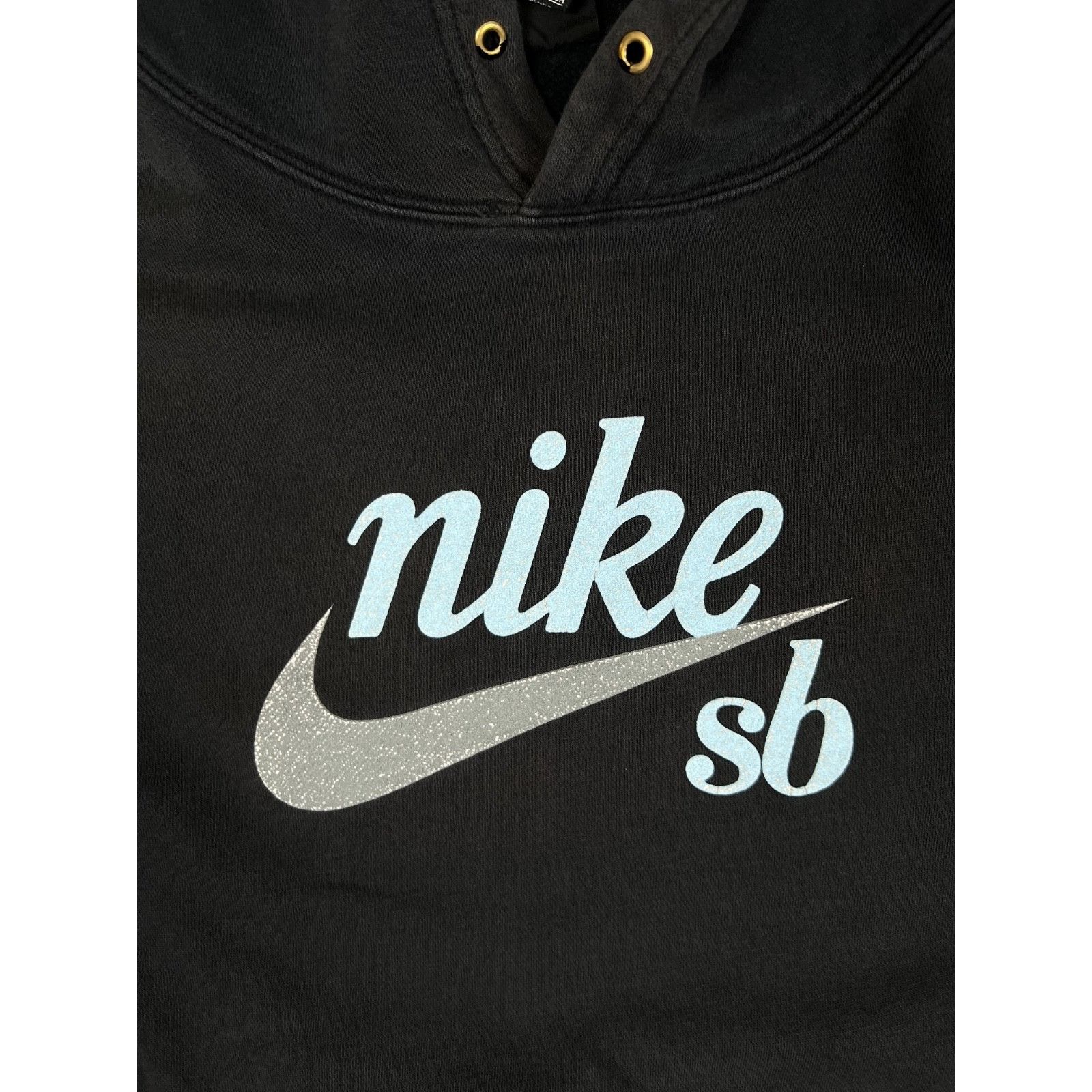 Nike Vintage Nike SB Hoodie Size Small Black Script Spell Out Log Size US S / EU 44-46 / 1 - 2 Thumbnail