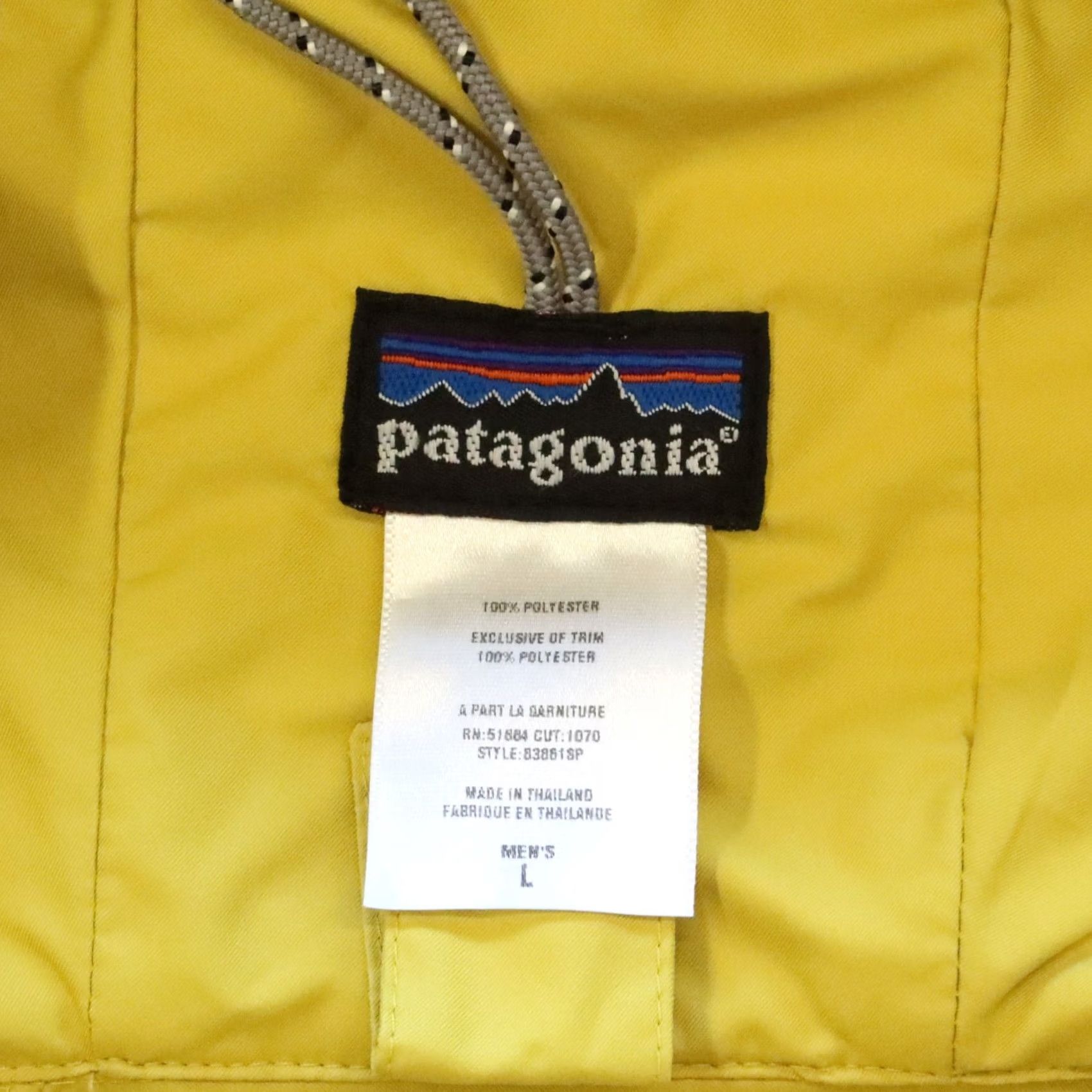 Patagonia Vintage Patagonia Regulator Windbreaker Jacket L Men's Yellow Size US L / EU 52-54 / 3 - 7 Thumbnail