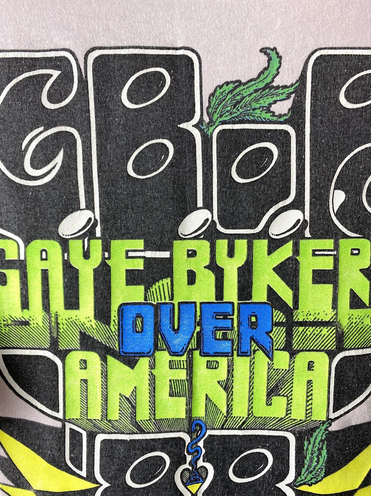 Band Tees Rare! Vintage 80’s Gaye Bykers On Acid American Tour T Shirt Size US L / EU 52-54 / 3 - 10 Thumbnail