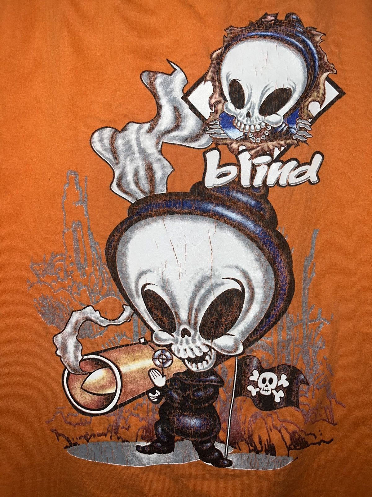 Blind Skateboards Vintage Blind Skateboards Shirt Size US XL / EU 56 / 4 - 4 Thumbnail