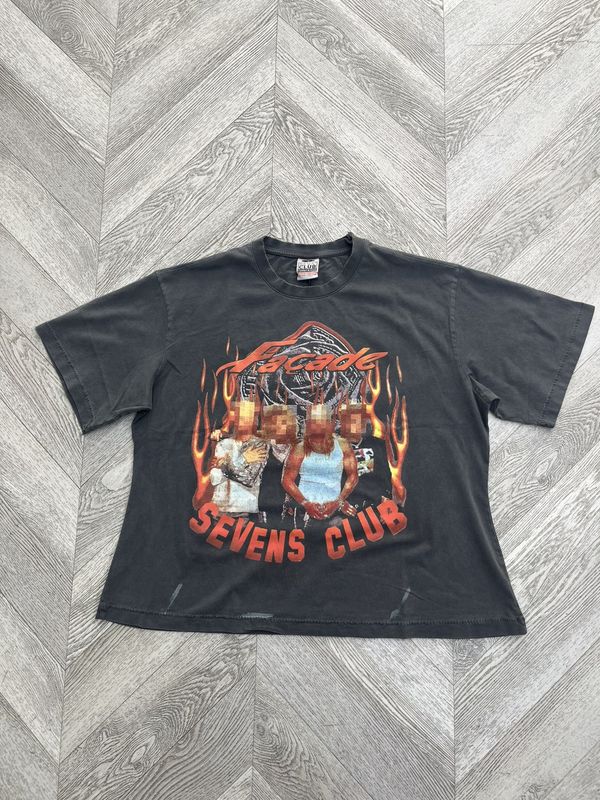 Flame Rock Tee, Black
