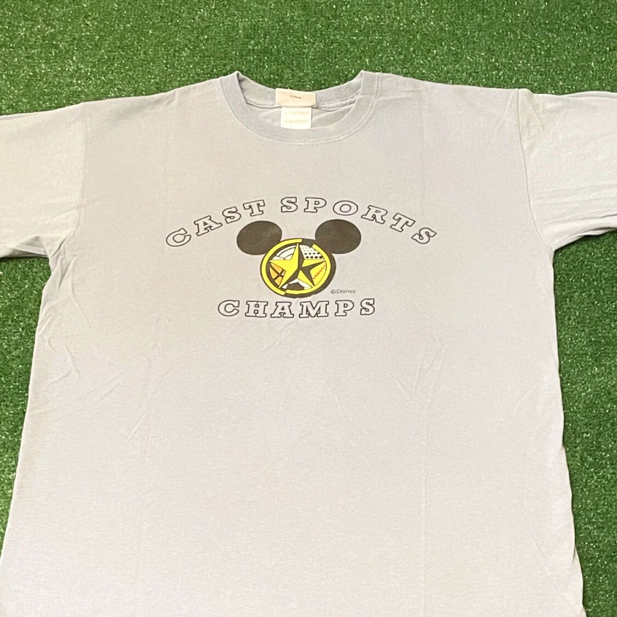 Disney VINTAGE Disney Mickey Mouse Cast Member Exclusive Cast Sport Champs Shirt Mens M Gray Short Sleeve T-Shirt Sports Mens Size US M / EU 48-50 / 2 - 3 Thumbnail