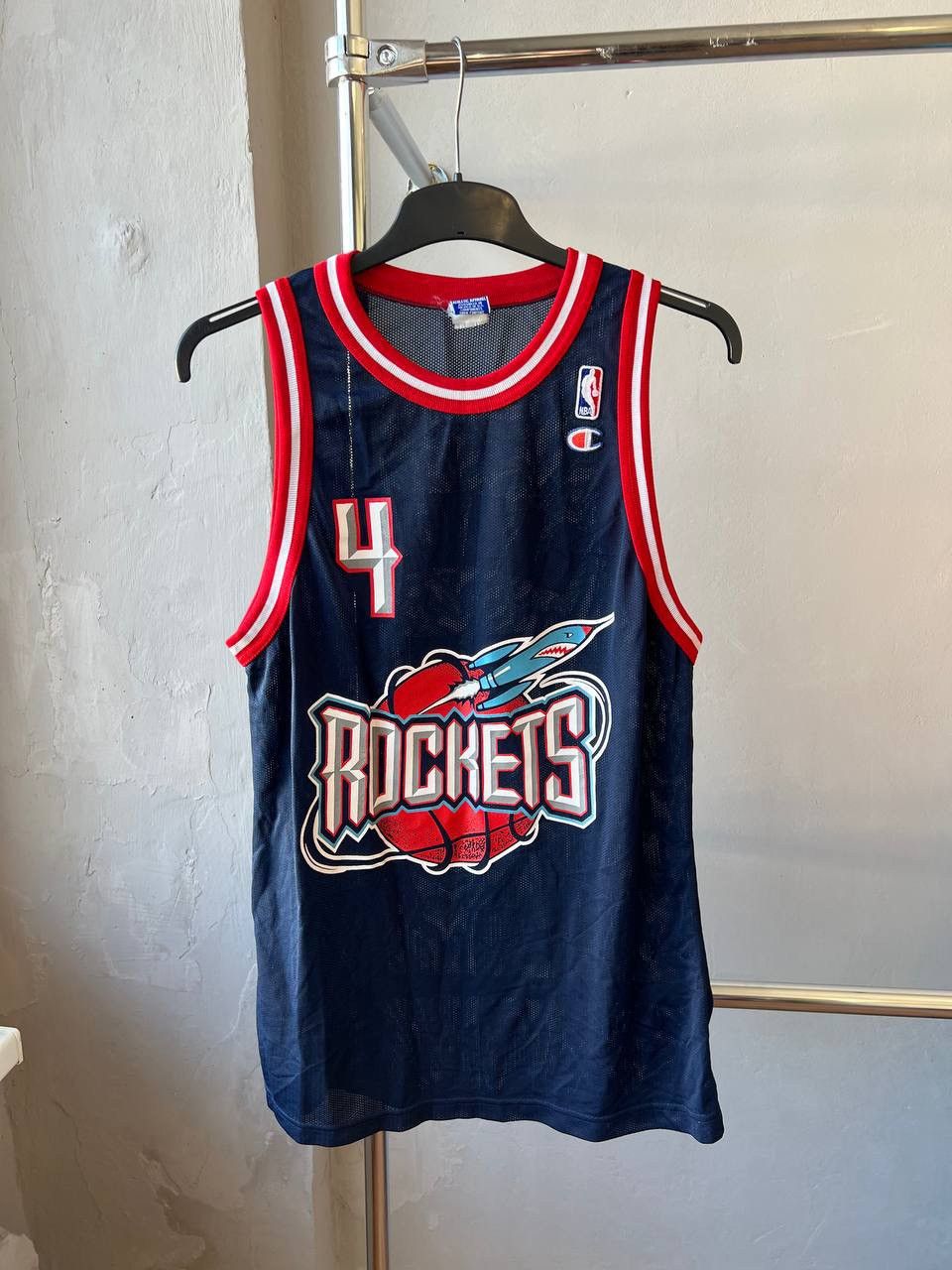NBA 90’S HOUSTON ROCKETS #4 BARKLEY BASKETBALL CHAMPION JERSEY Size US M / EU 48-50 / 2 - 2 Thumbnail
