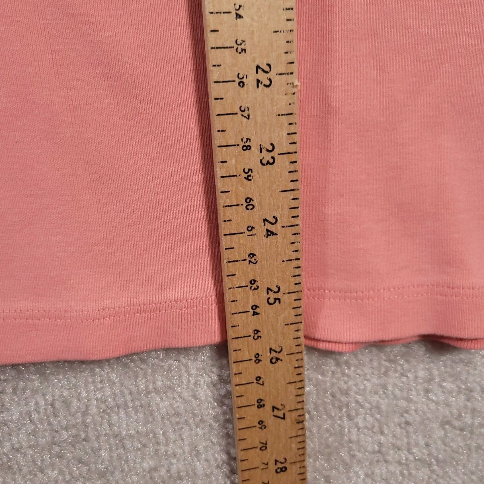 Vintage Willow Bay Womens Plus Size 1X Shirt Pink Short Sleeve Cotton T-Shirt Size XL / US 12-14 / IT 48-50 - 6 Thumbnail