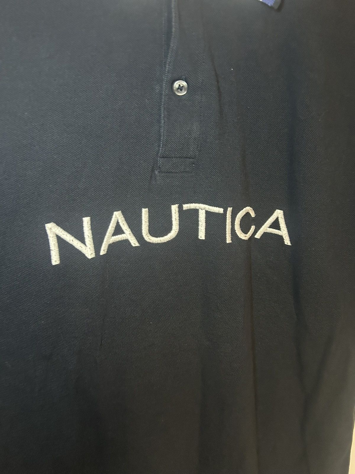 Nautica Vintage Nautica embroidered logo polo t-shirt Size US XL / EU 56 / 4 - 4 Thumbnail