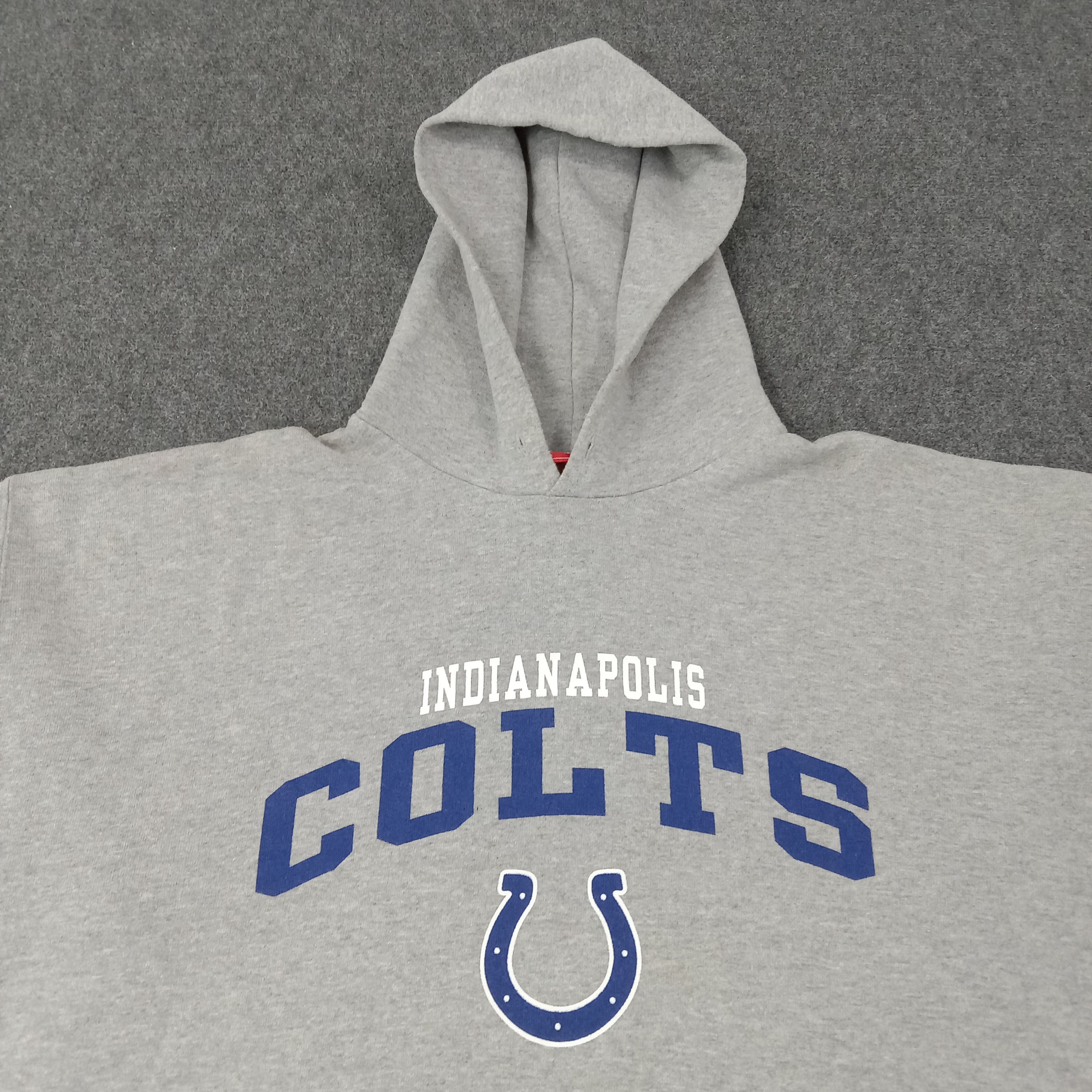 NFL Indianapolis Colts American Football Team Hoodie C261N14 Size US XXL / EU 58 / 5 - 2 Thumbnail