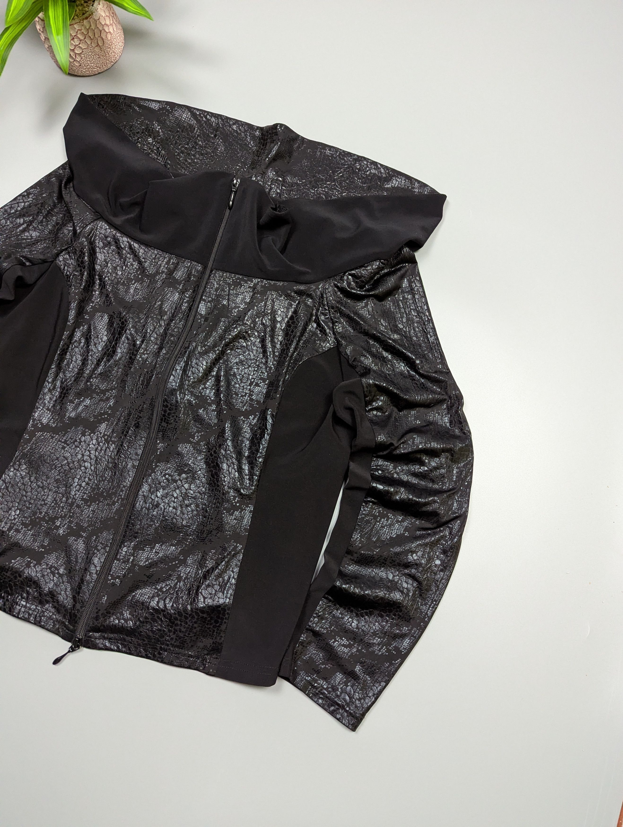 Joseph Ribkoff Joseph Ribkoff VTG Women's Metallic Black Jacket US15 Size XL / US 12-14 / IT 48-50 - 3 Thumbnail