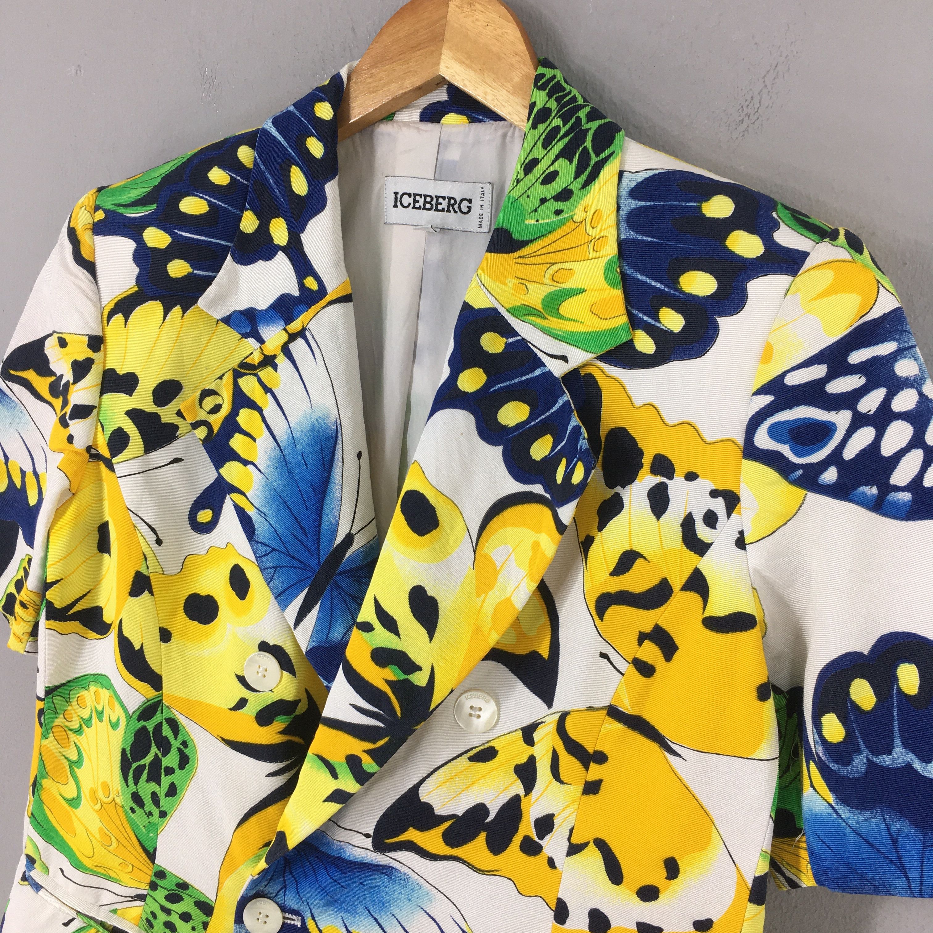 Designer × Iceberg × Vintage Vintage Iceberg Button Ladies Double Breasted Coat Small Size S / US 4 / IT 40 - 4 Thumbnail