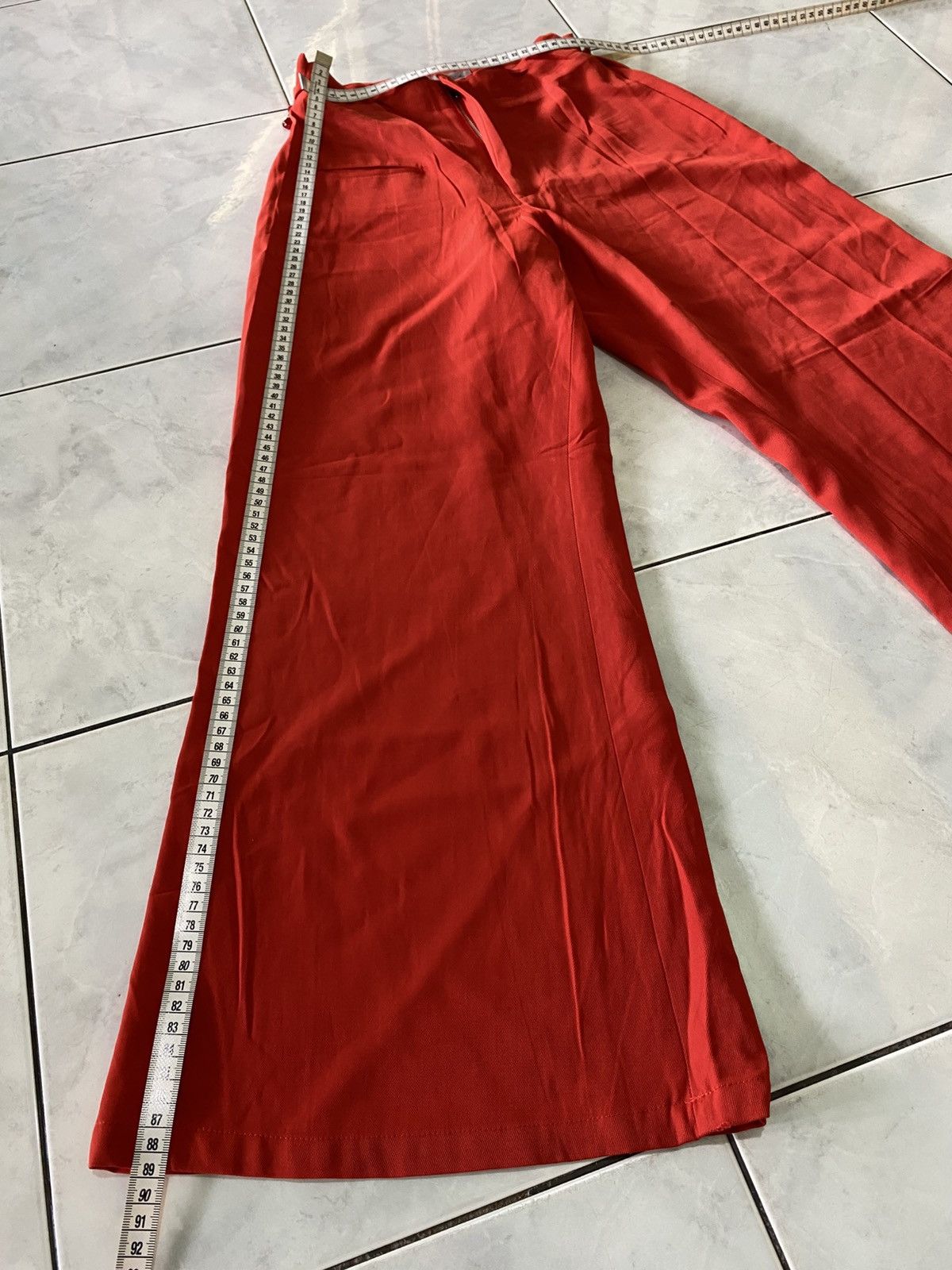 Yohji Yamamoto Yohji Yamamoto Red Pants Runaway Archive Japanese Luxury Size 22" - 18 Thumbnail