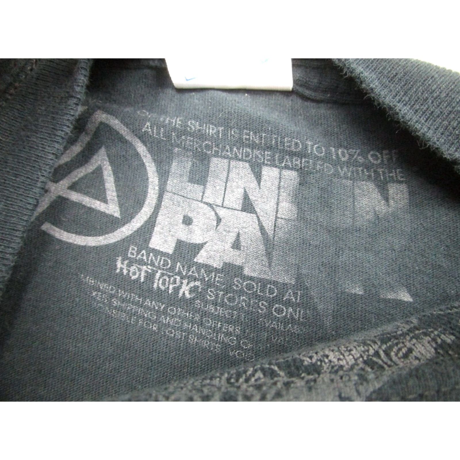 Hot Topic VINTAGE Linkin Park T-Shirt Mens Small Black Punk AOP All Over Print Y2K Size US S / EU 44-46 / 1 - 6 Thumbnail