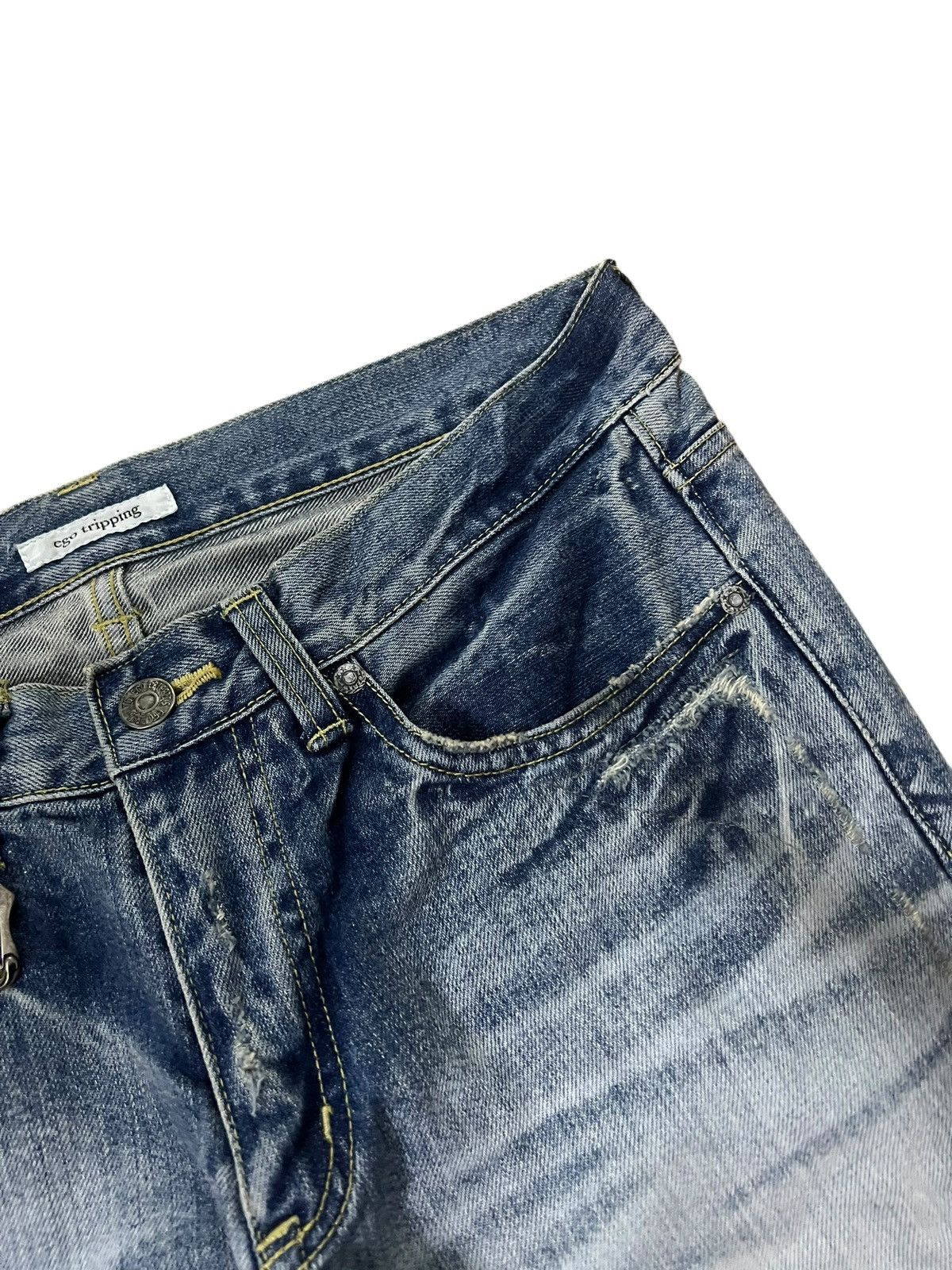 Japanese Brand Vintage Ego Tripping Distressed Punk Japan Size US 32 / EU 48 - 9 Thumbnail