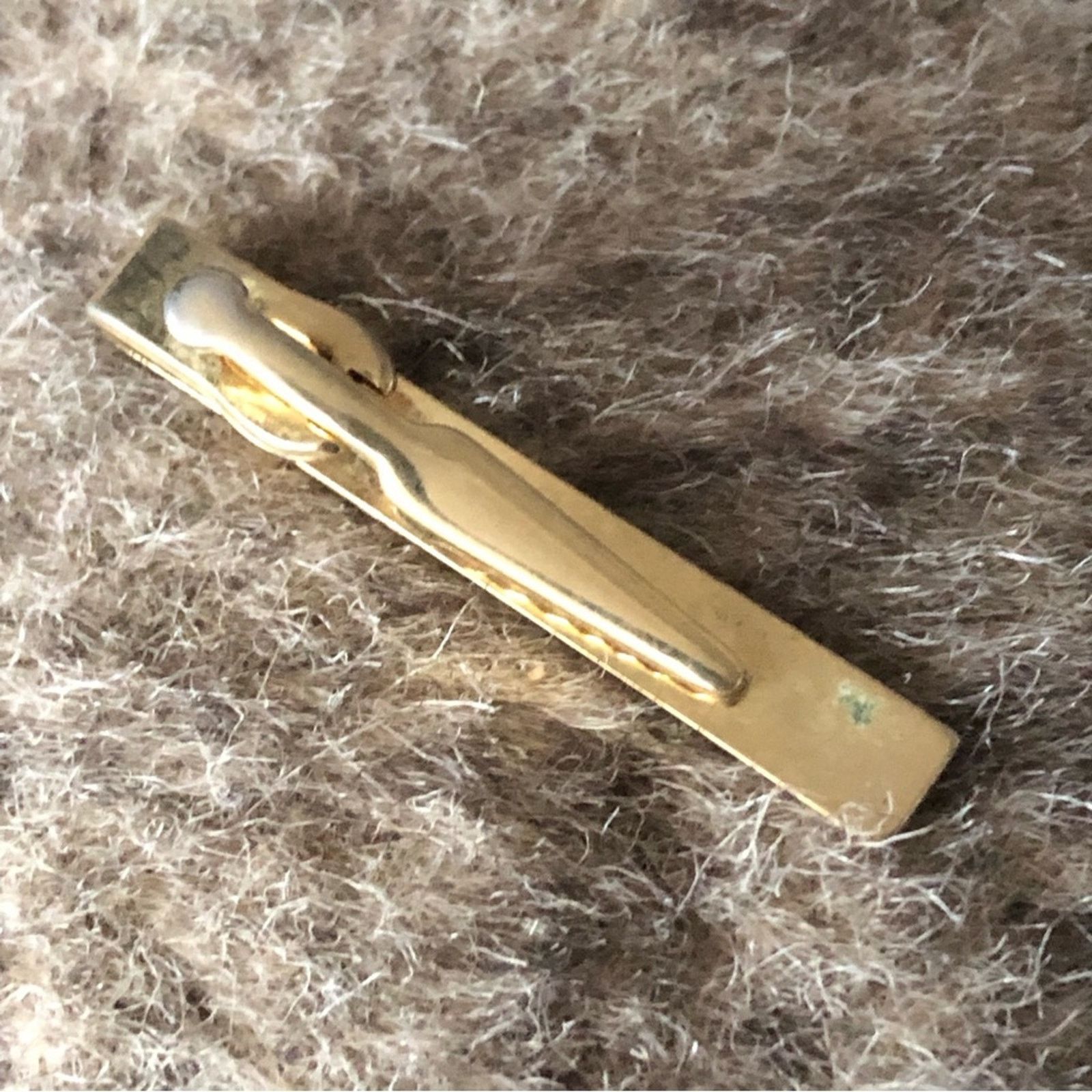 Vintage Vintage men’s gold tone simulated onyx tie bar Size ONE SIZE - 5 Thumbnail