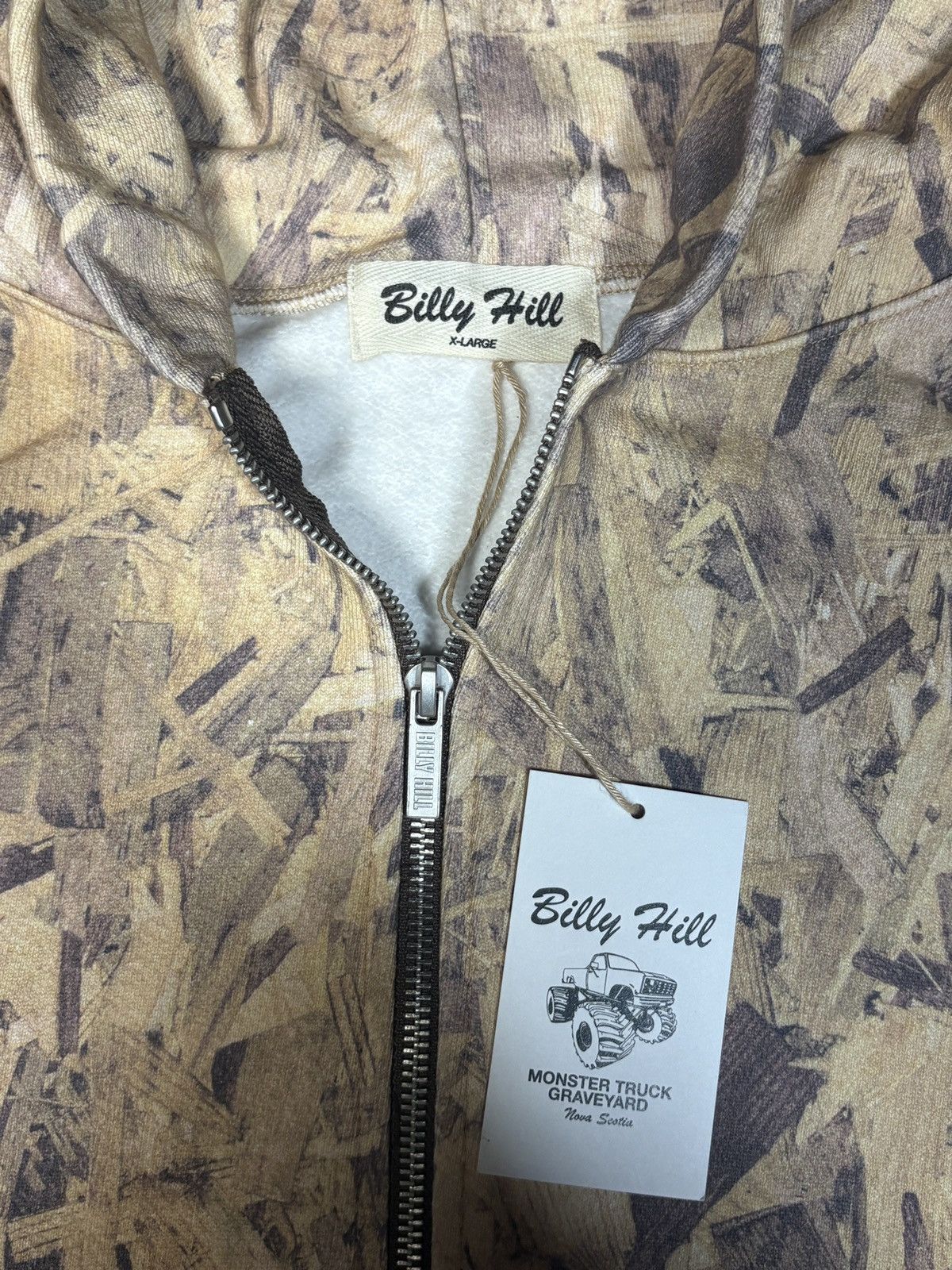 Billy Hill 2023 Billy Hill C.#18 OSB Wood Camo Zip-Up Hoodie Size XL Size US XL / EU 56 / 4 - 3 Thumbnail