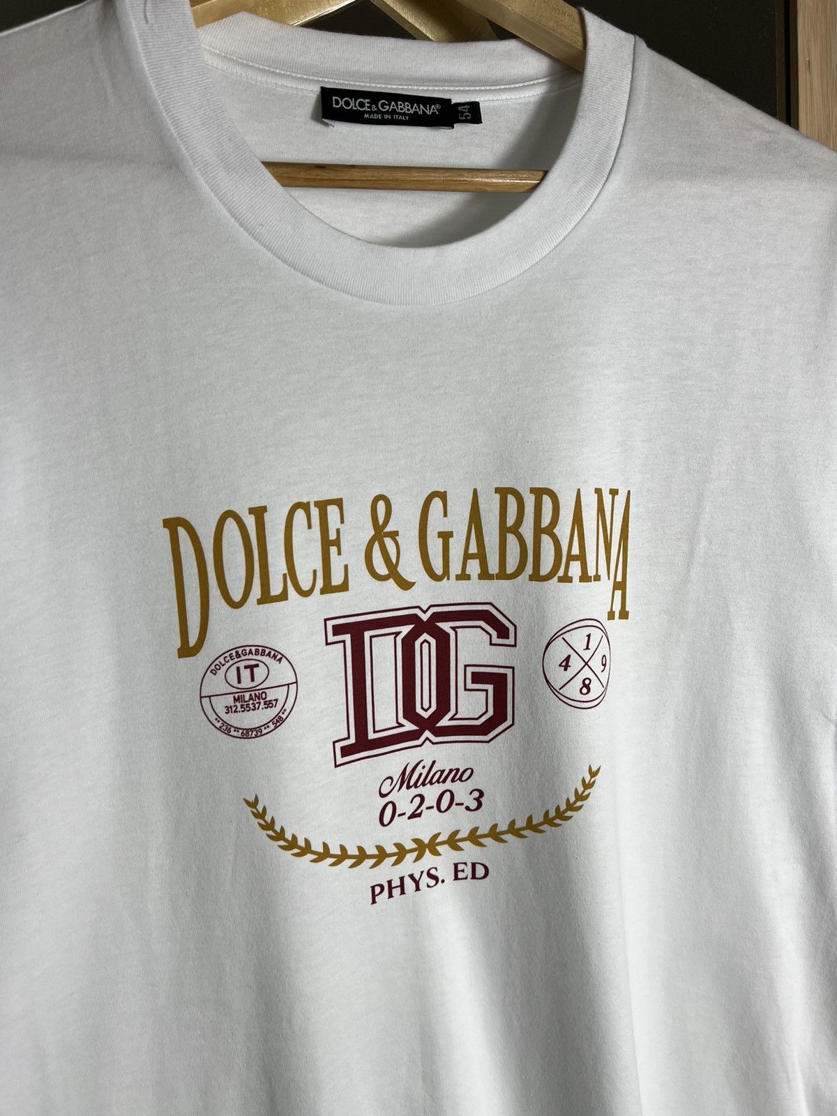 Dolce & Gabbana Dolce & Gabbana 54 big logo tee T-shirt Luxury Y2K Size US L / EU 52-54 / 3 - 5 Thumbnail