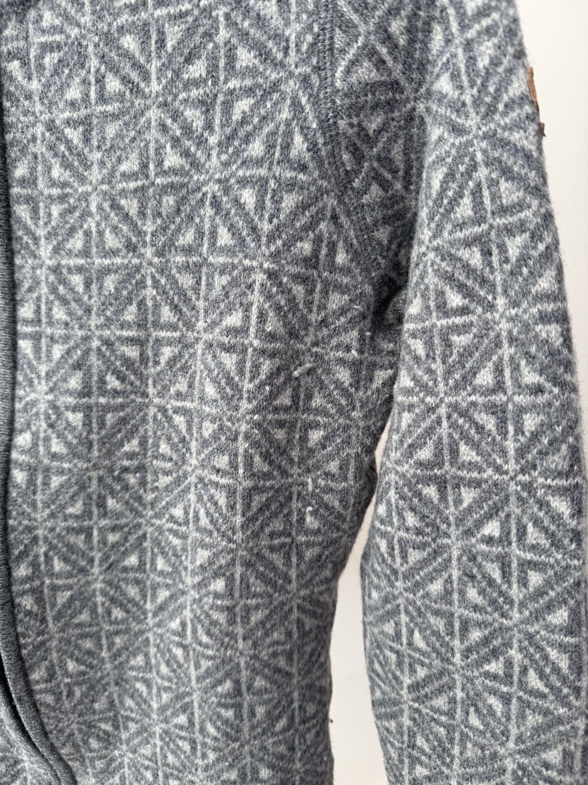 Fjallraven Vintage Fjällräven Övik Frost Women’s Wool Fleece Jacket Size M / US 6-8 / IT 42-44 - 8 Thumbnail