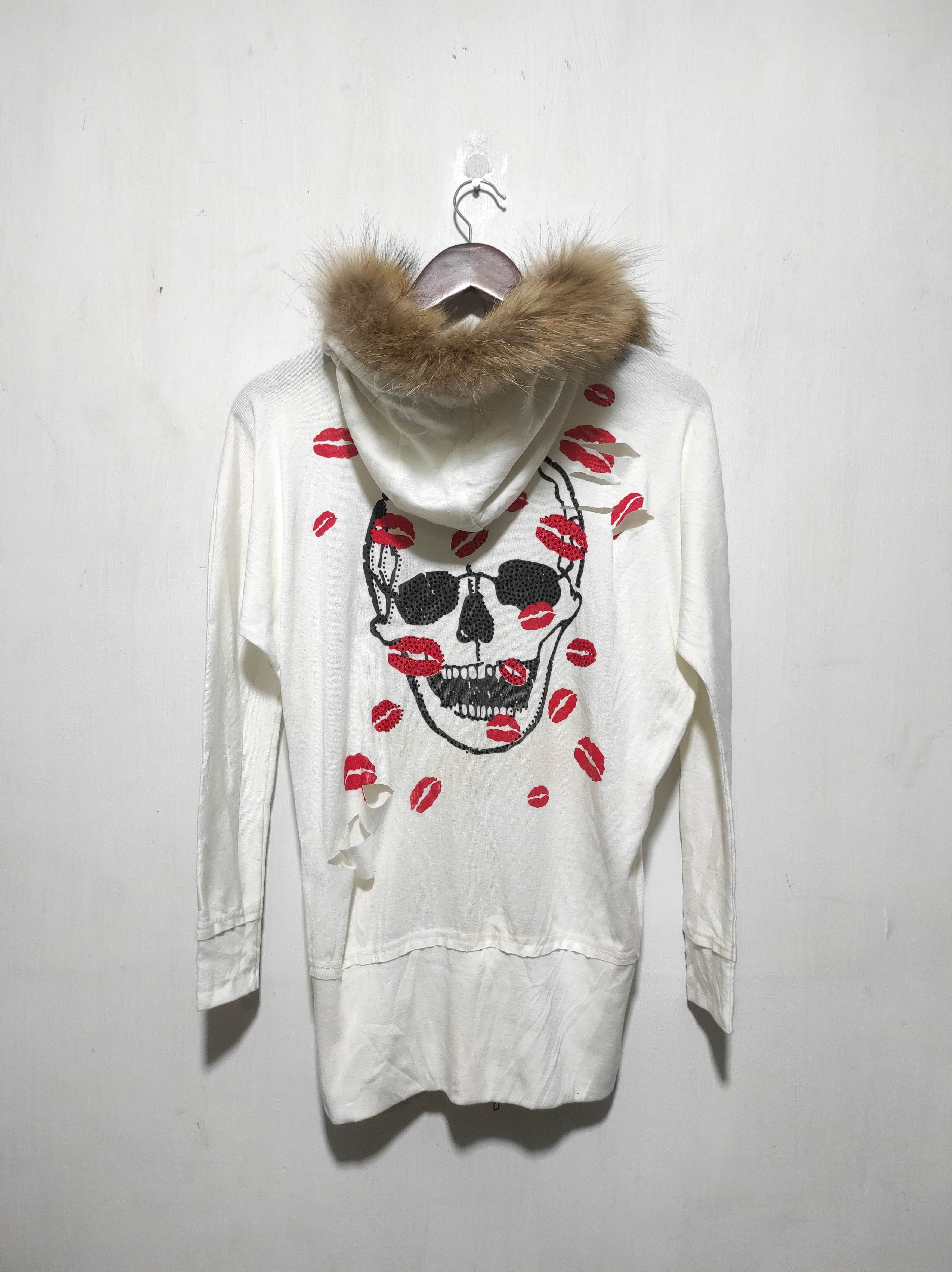 Hysteric Glamour Girl Style Skull Zip Fur Hoodie If Six Was Nine LGB style Size M / US 6-8 / IT 42-44 - 14 Thumbnail