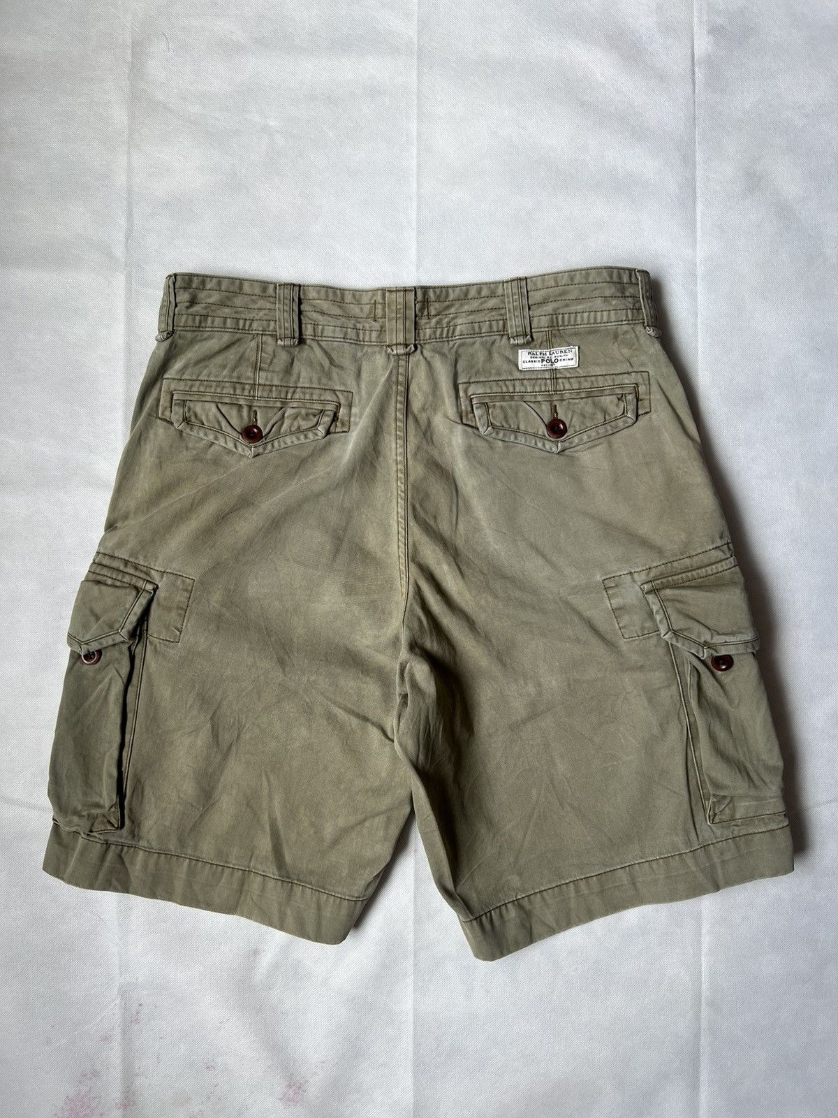 Polo Ralph Lauren Polo Ralph Lauren Green Washed Army Short Cargo Size US 36 / EU 52 - 9 Thumbnail