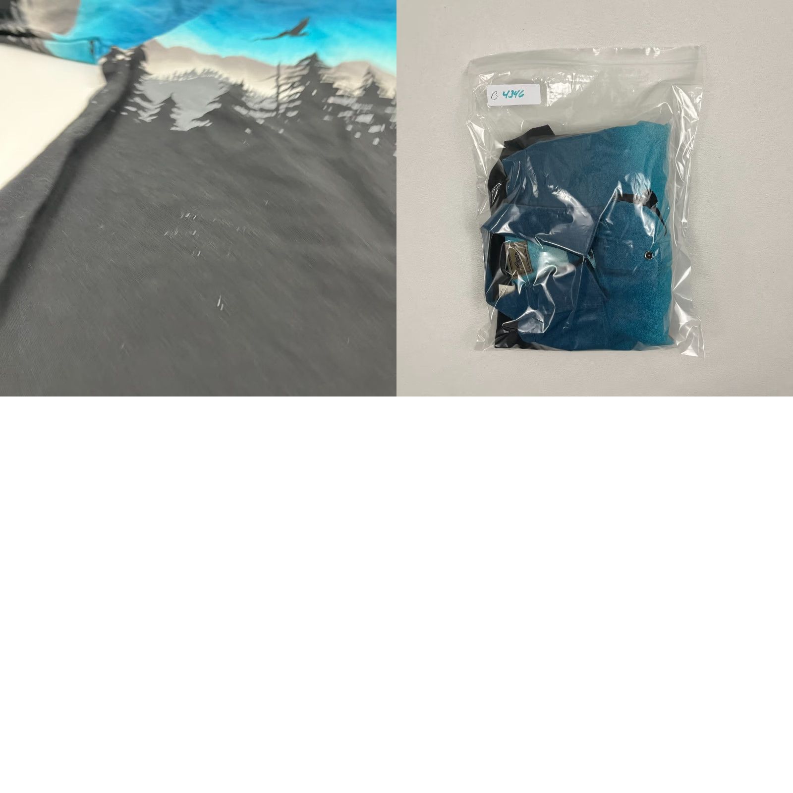 Roper VTG Roper Shirt Men L Blue Pearl Snap Scenic Landscape Eagle Western Rockability Shirt Size US L / EU 52-54 / 3 - 8 Thumbnail