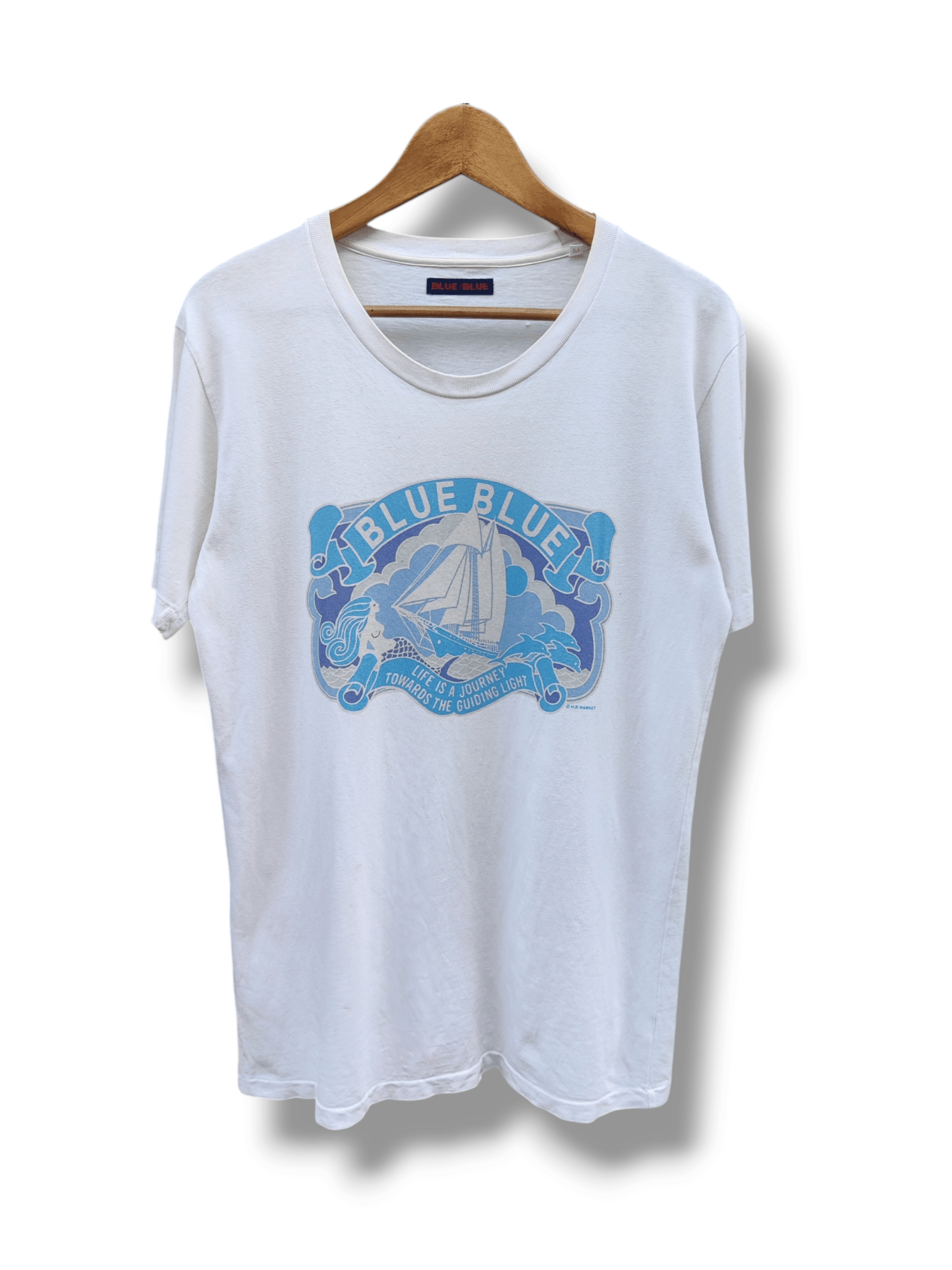 Blue Blue Japan Vintage Blue Blue x HR Market Japanese Brand Shirt Size US M / EU 48-50 / 2 - 1 Thumbnail