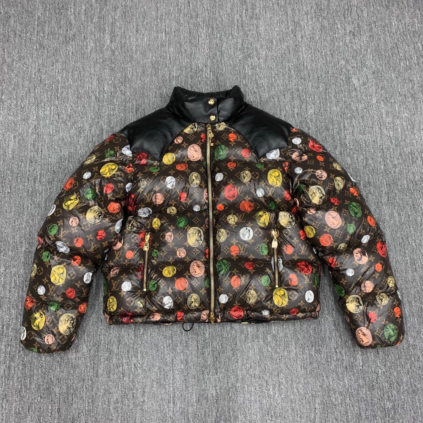 Louis Vuitton Lv Yayoi Kusama Brown Polka Dot Monogram Puffer Coat 40 Size M / US 6-8 / IT 42-44 - 1 Thumbnail