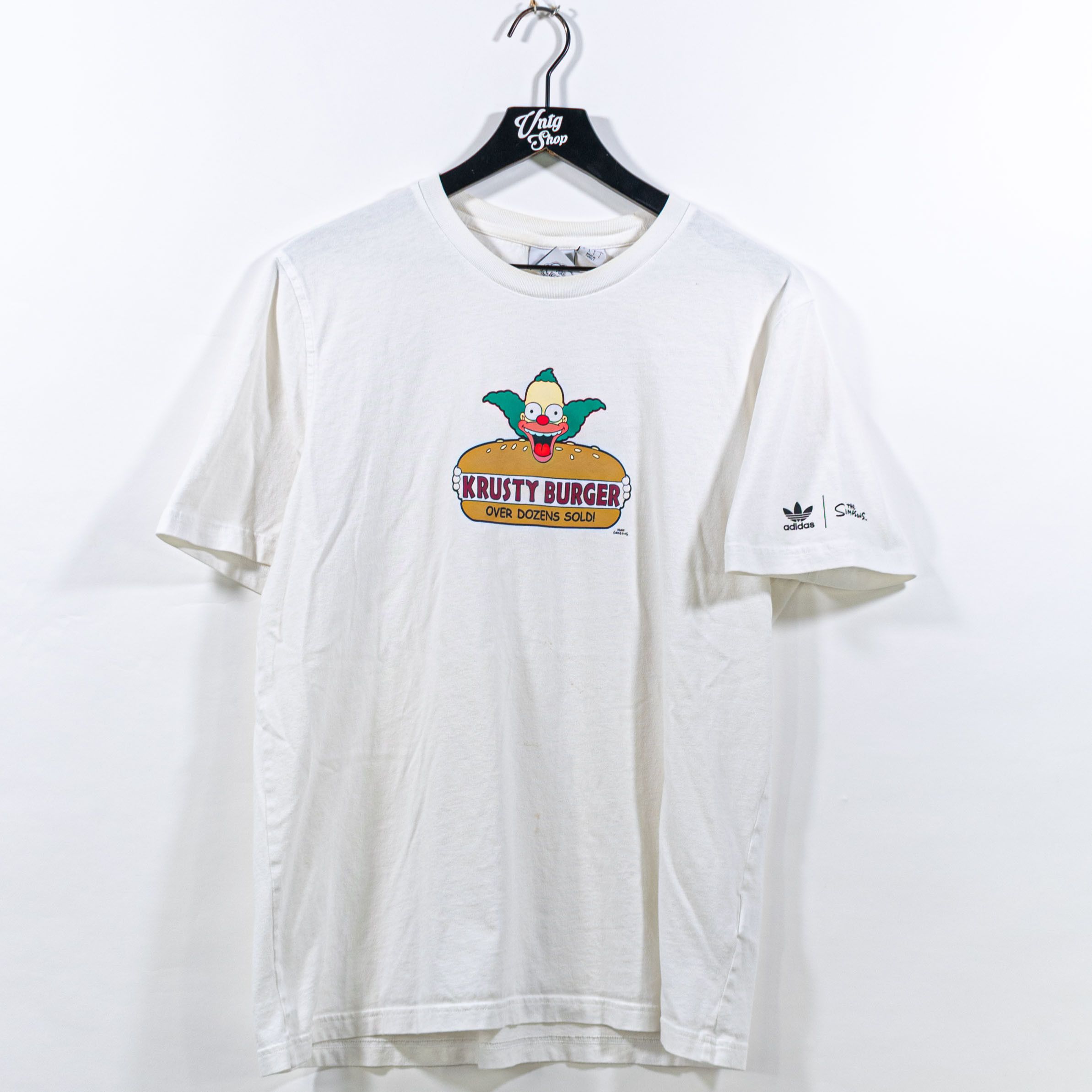 Adidas × Vintage Adidas The Simpsons Krusty Burger T-Shirt Y2K Cartoon Size US L / EU 52-54 / 3 - 2 Thumbnail
