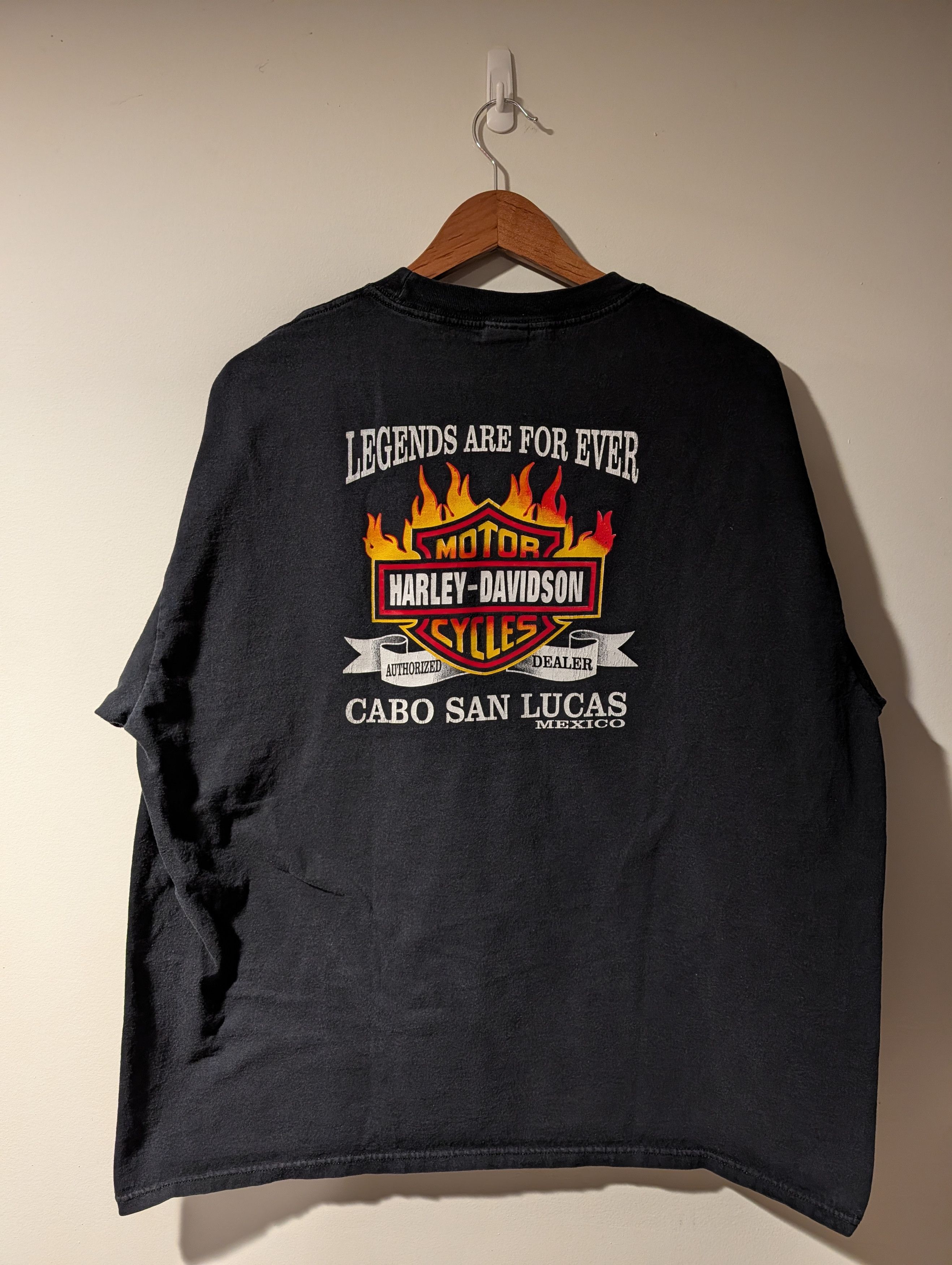 Harley Davidson HARLEY DAVIDSON Shirt XXL Cabo San Lucas Legends Biker Tee Size US XXL / EU 58 / 5 - 1 Thumbnail