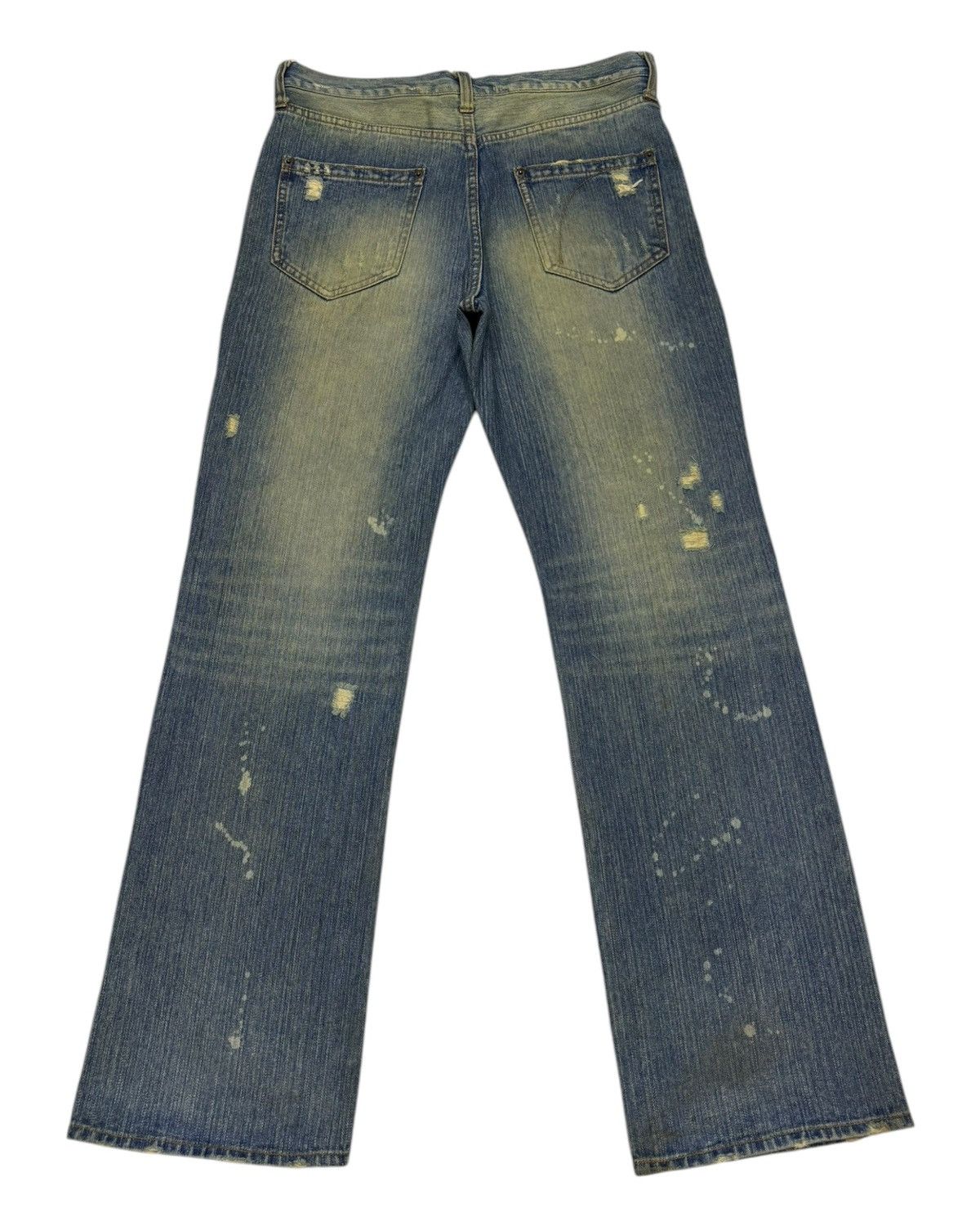 Hysteric Glamour 🔥RARE PATCHWORK DISTRESSED DENIM EXHIBITIONIST JEANS Size US 32 / EU 48 - 4 Thumbnail