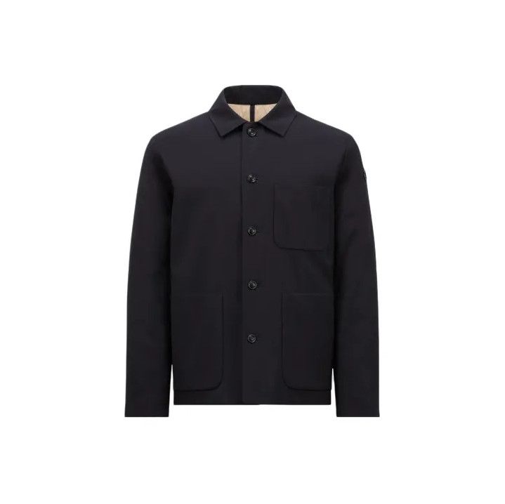Moncler Moncler FW24 Solid Lapel Single-Breasted Down Jacket Size US M / EU 48-50 / 2 - 1 Thumbnail